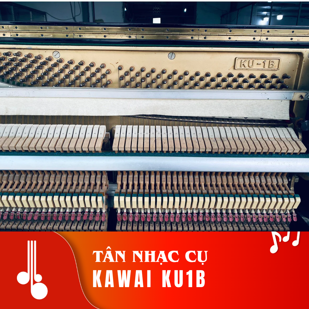 Đàn Piano Cơ Kawai KU1B - Qua Sử Dụng