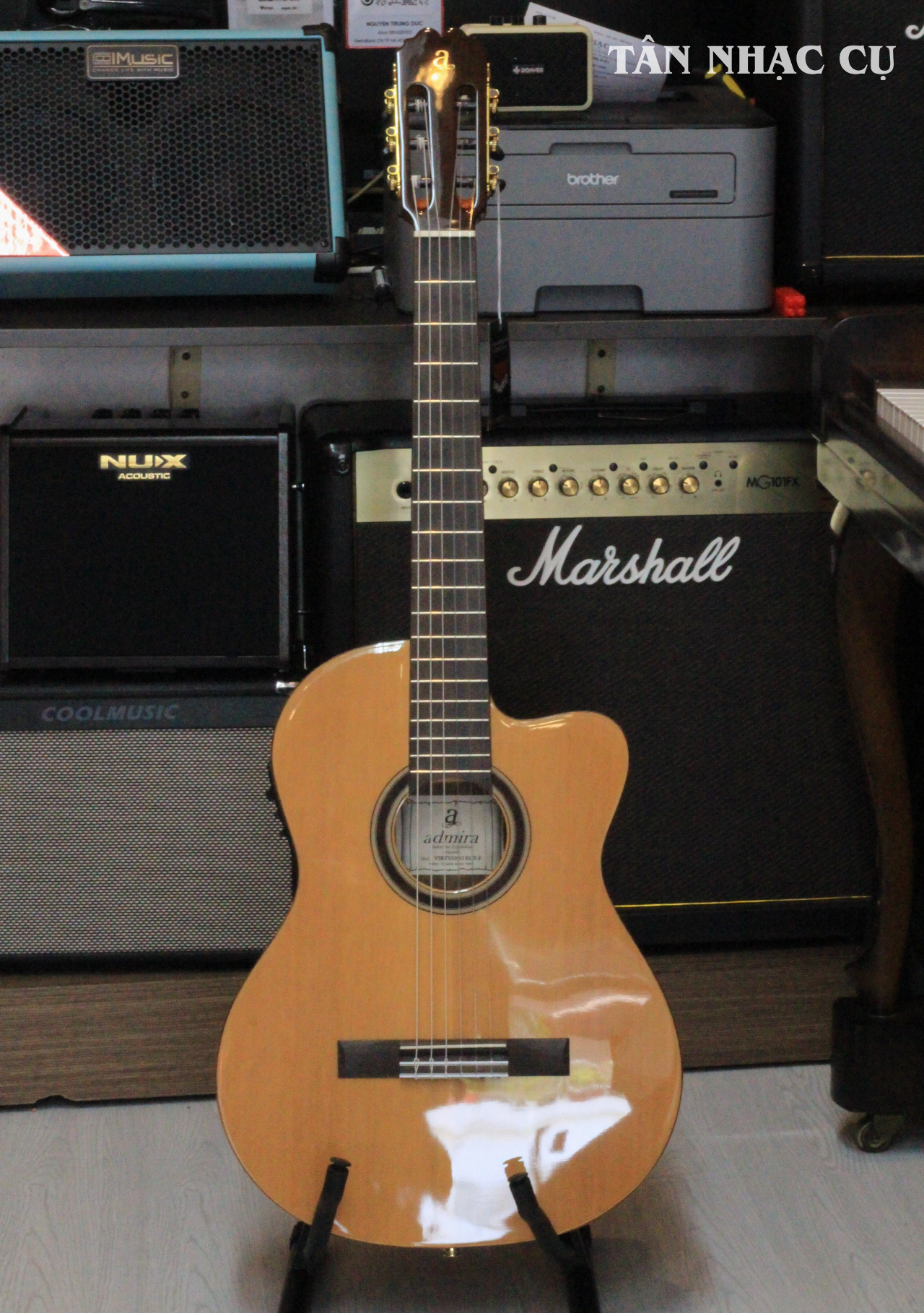 Đàn Guitar Classic Admira Virtuoso ECT-F