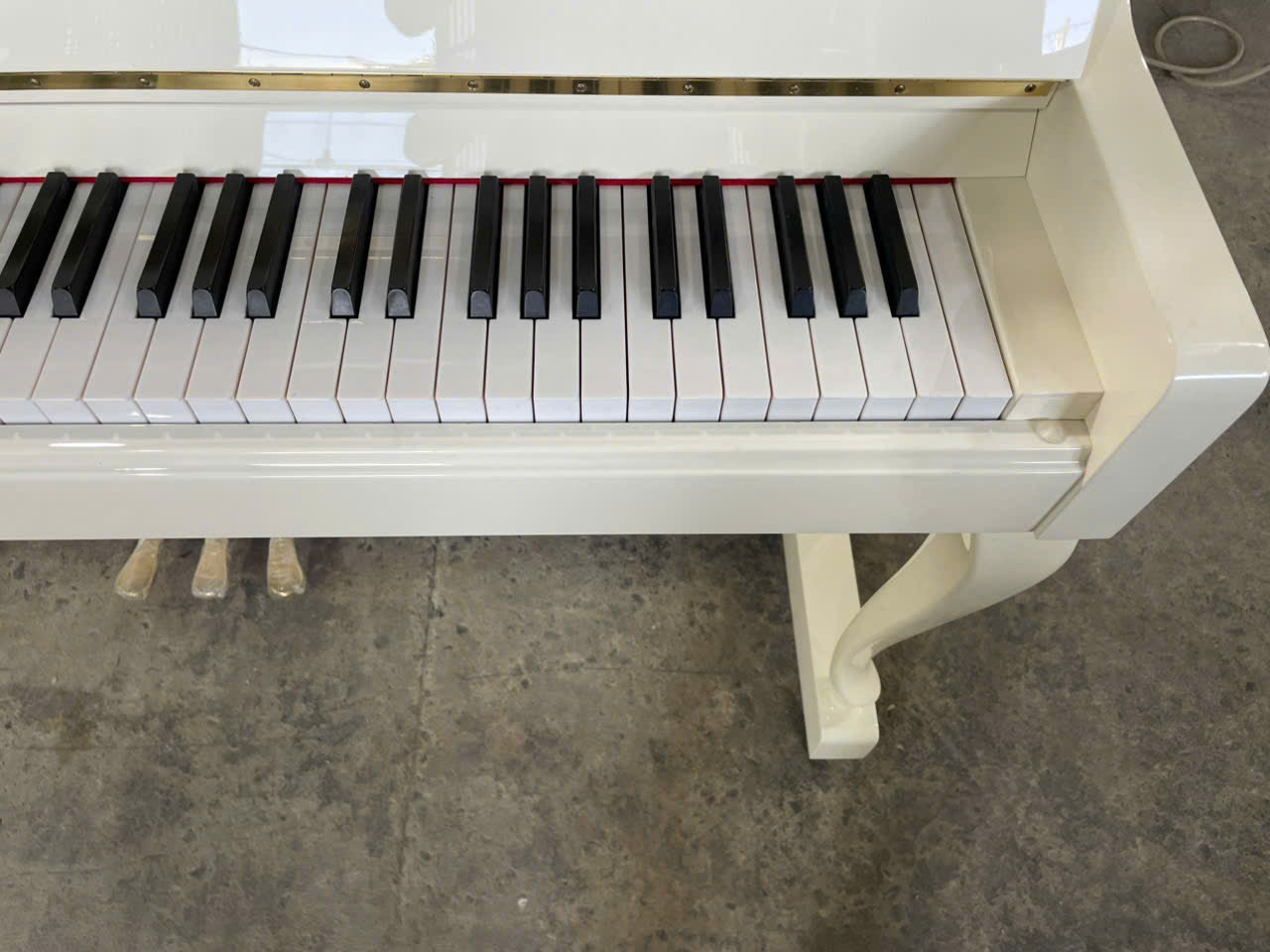 Đàn Piano Cơ Upright Wendl & Lung U118 White