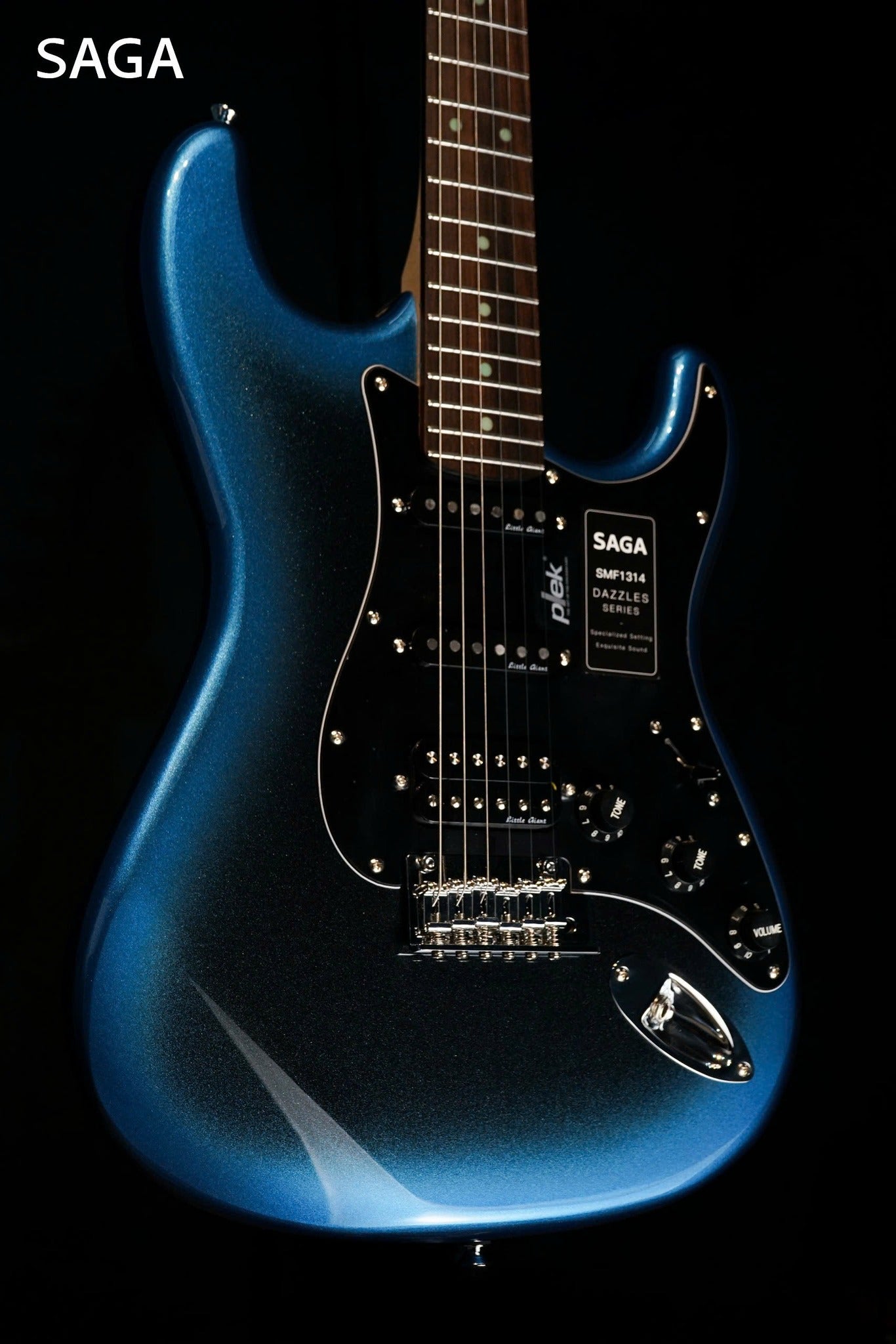 Đàn Guitar Điện  SAGA DAZZLES Series II - Dark Night Blue