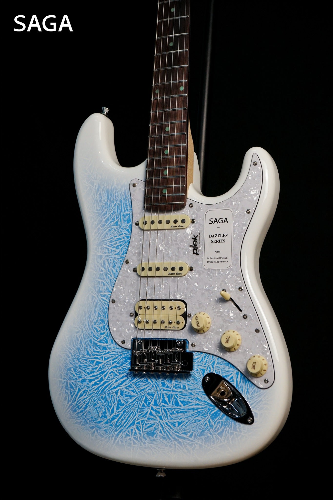 Đàn Guitar Điện SAGA DAZZLES Series II - Celestial Blue