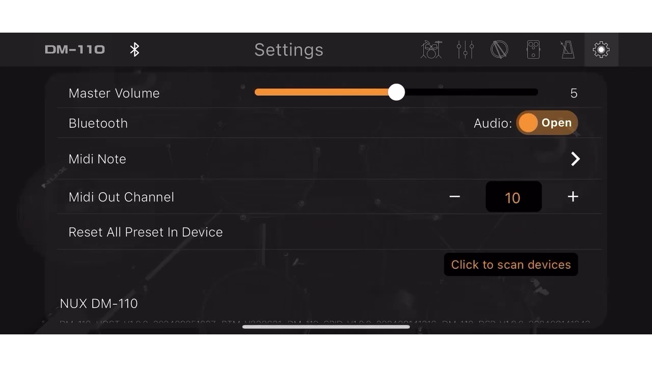 Trống Điện Nux DM110
