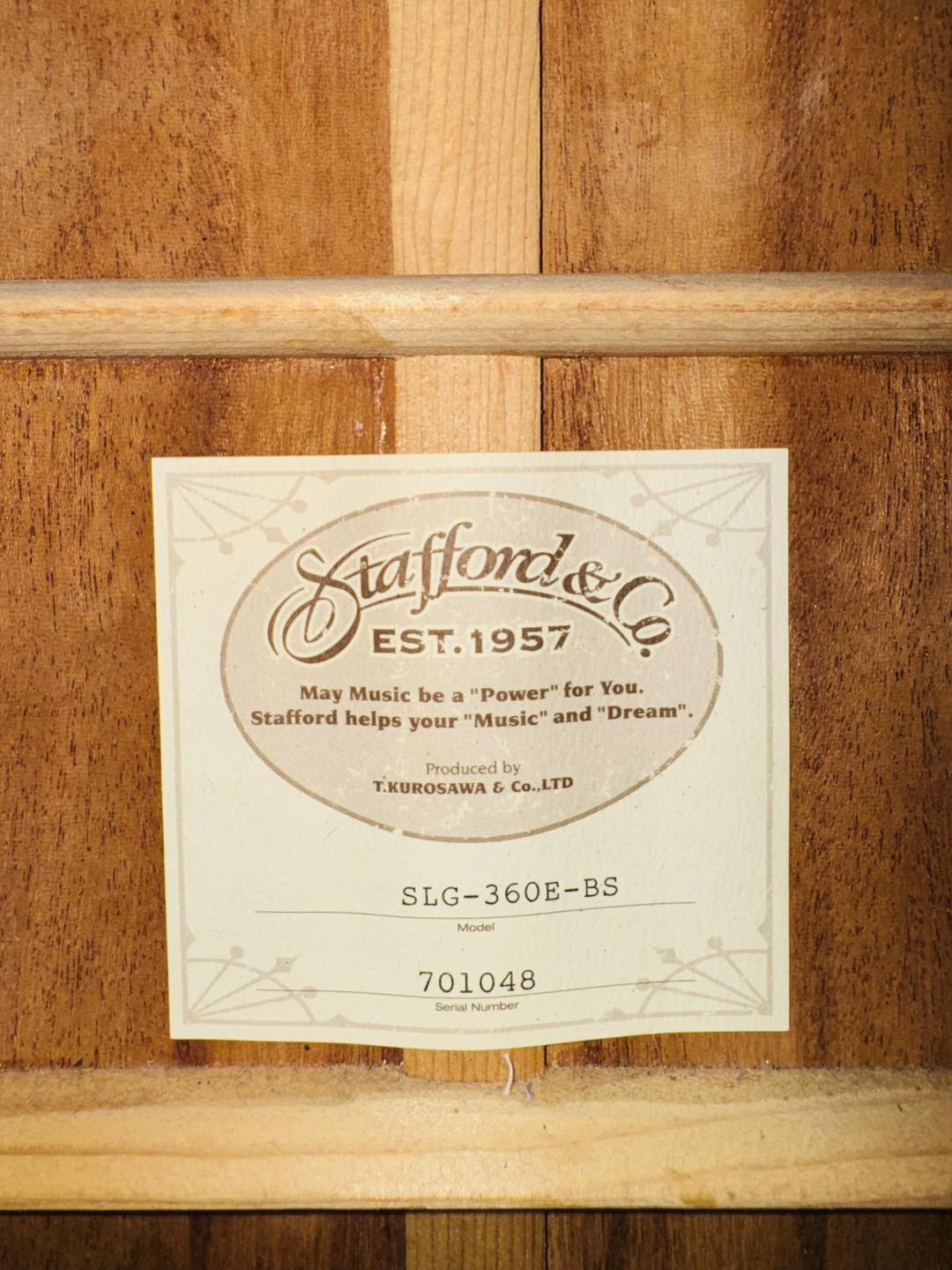 Đàn Guitar Acoustic Stafford & Co. SLG 360E BS