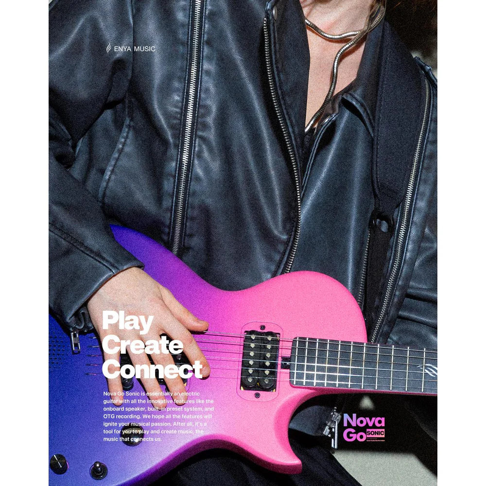 Đàn Guitar Điện Enya Nova Go Sonic, Cosmic Purple