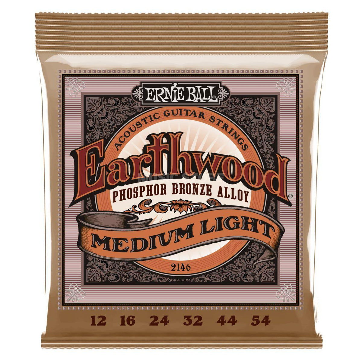 Dây Guitar Acoustic Ernie Ball Phosphor Medium Light (12-54)