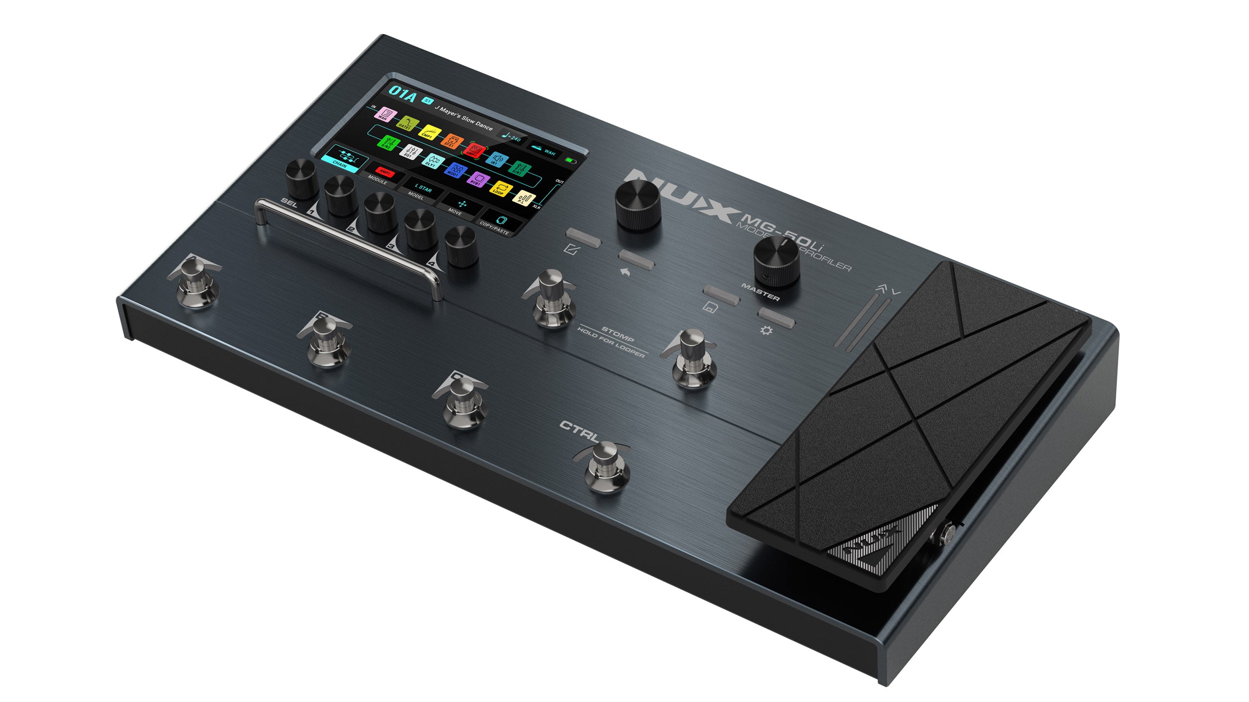 Pedal Guitar Multi Effects Nux MG50Li