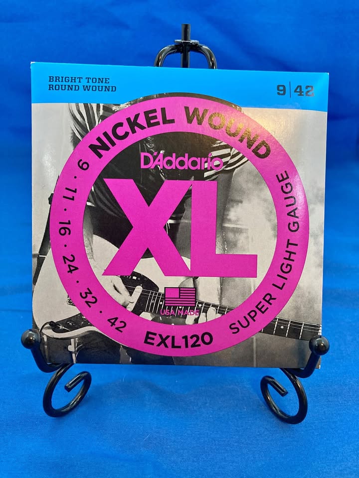 Dây Guitar Điện D'Addario EXL120 09-42 XL Nickel