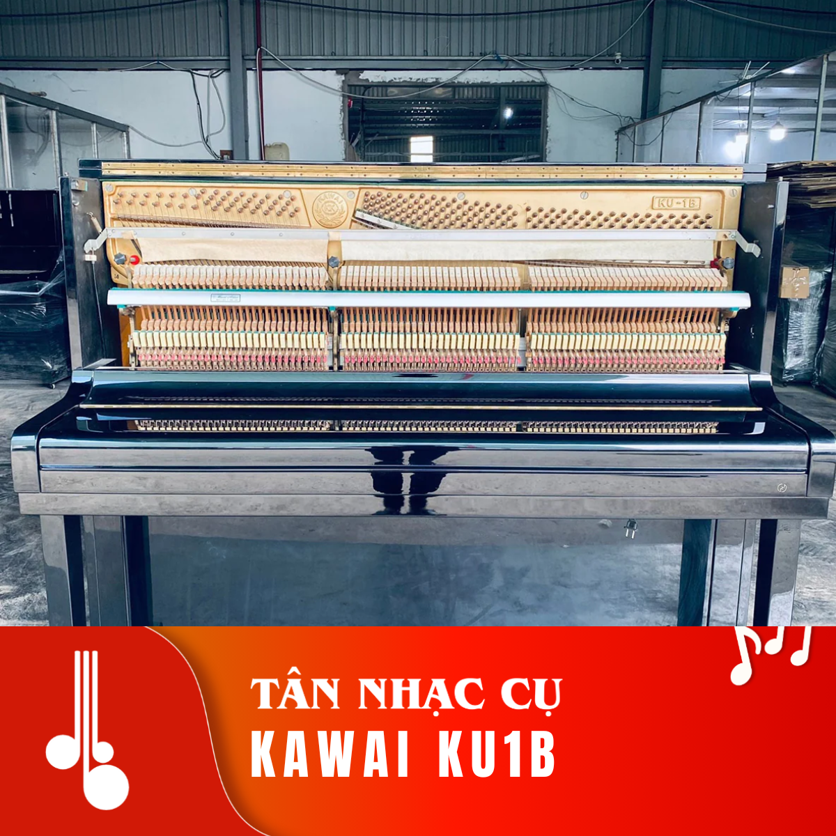 Đàn Piano Cơ Kawai KU1B - Qua Sử Dụng