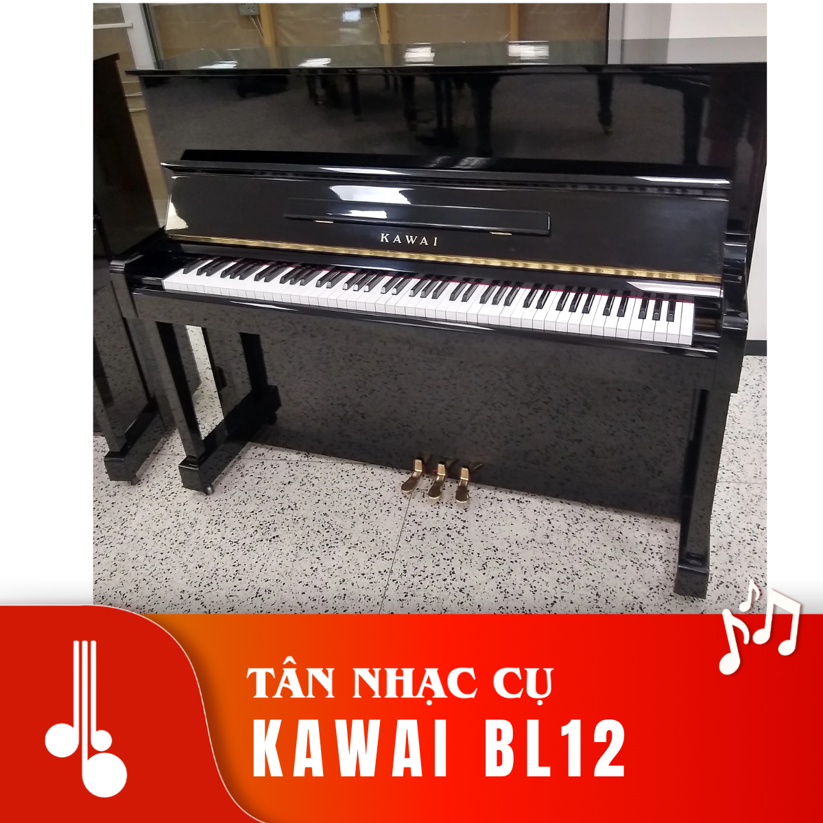 Đàn Piano Cơ Upright Kawai BL12 Tân Nhạc Cụ