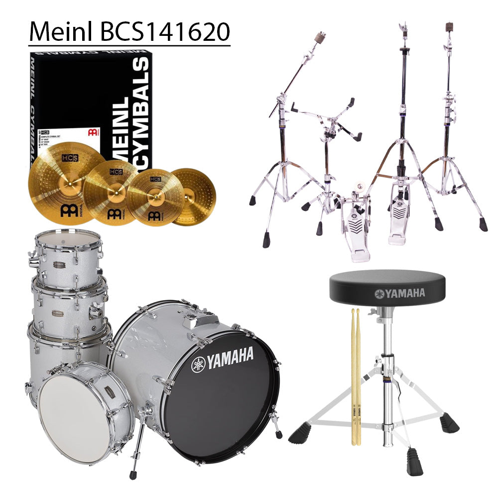 Trống Cơ Yamaha Rydeen RDP0F5 + Hardware Yamaha HW780 + Cymbal Meinl BCS141620