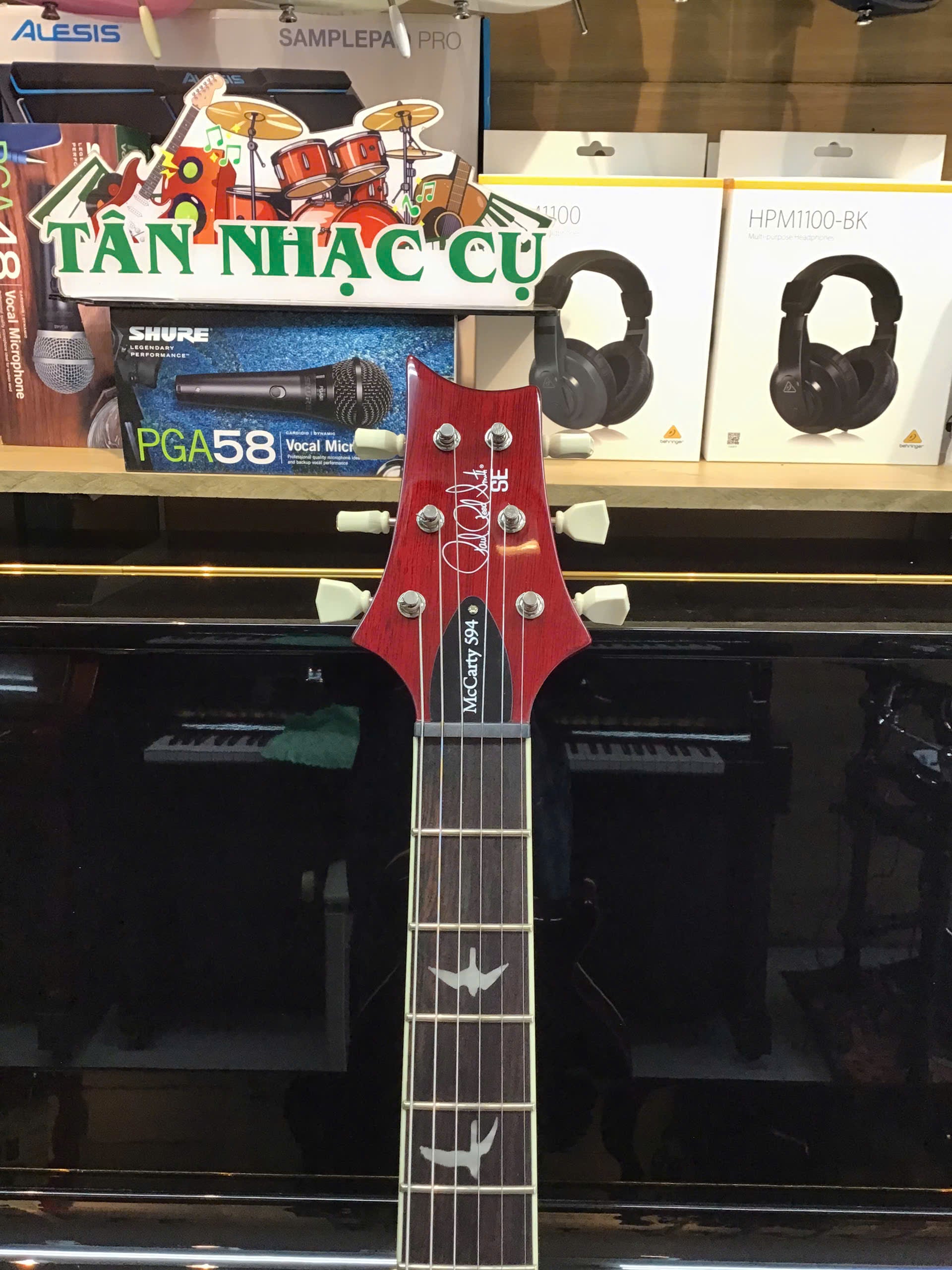 Đàn Guitar Điện PRS SE Singlecut McCarty 594 Standard Electric Guitar, Vintage Cherry