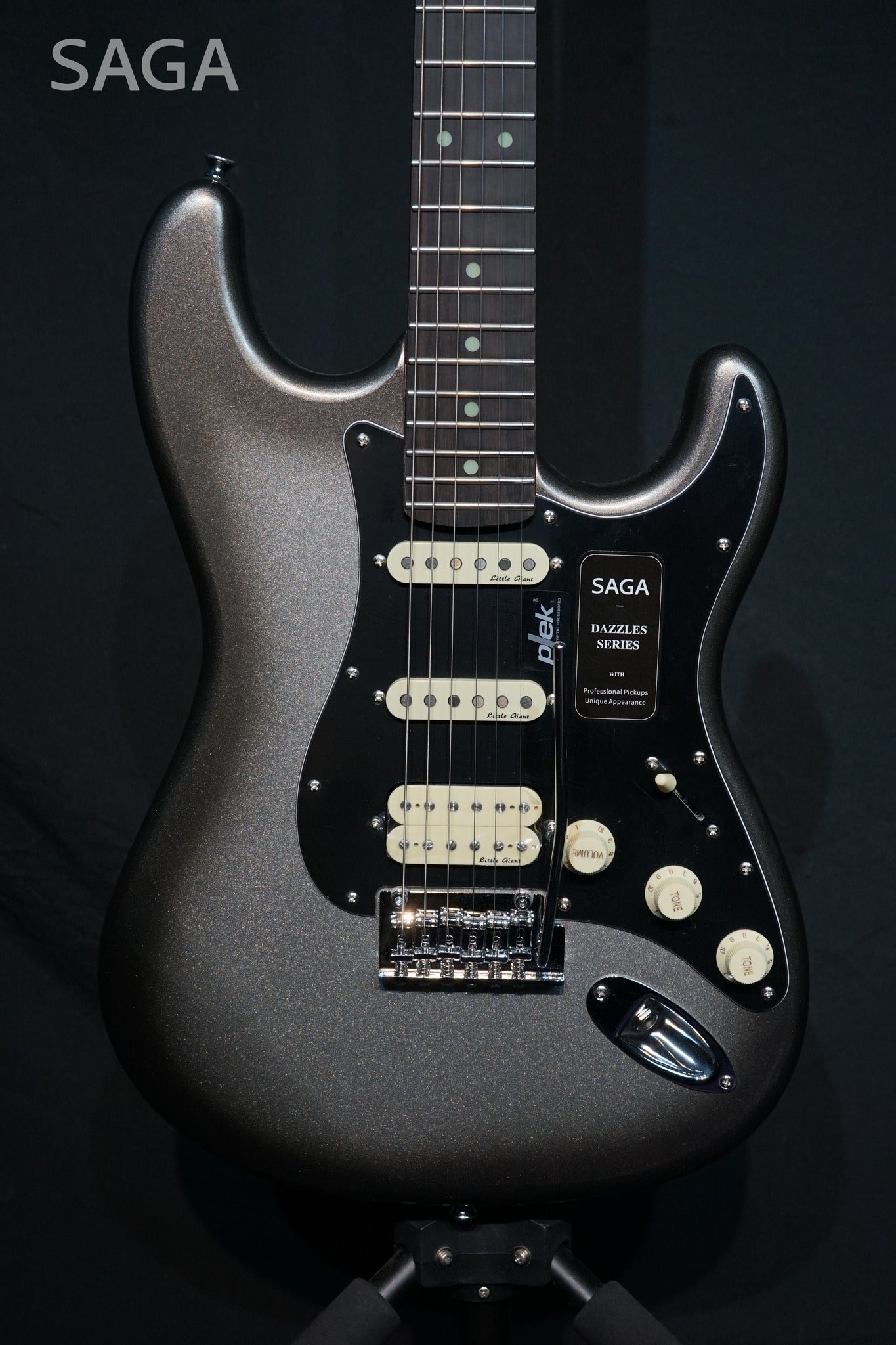 Đàn Guitar Điện  SAGA DAZZLES Series II - Mercury Gray