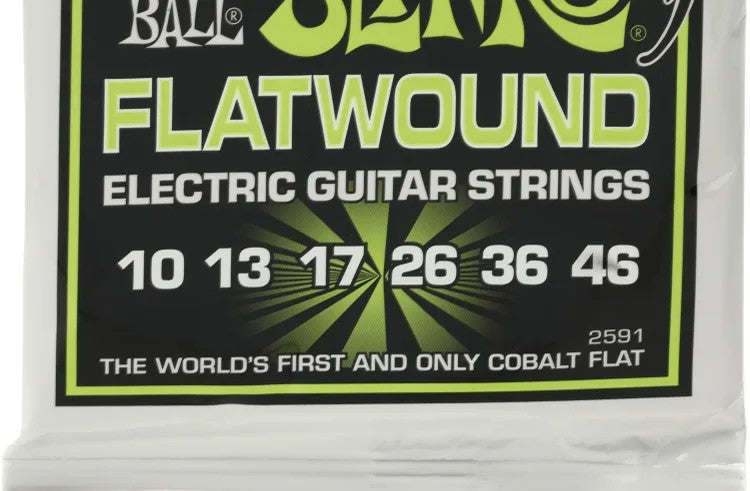 Dây Guitar Điện Ernie Ball Cobalt Flatwound 10-46 (Regular Slinky)