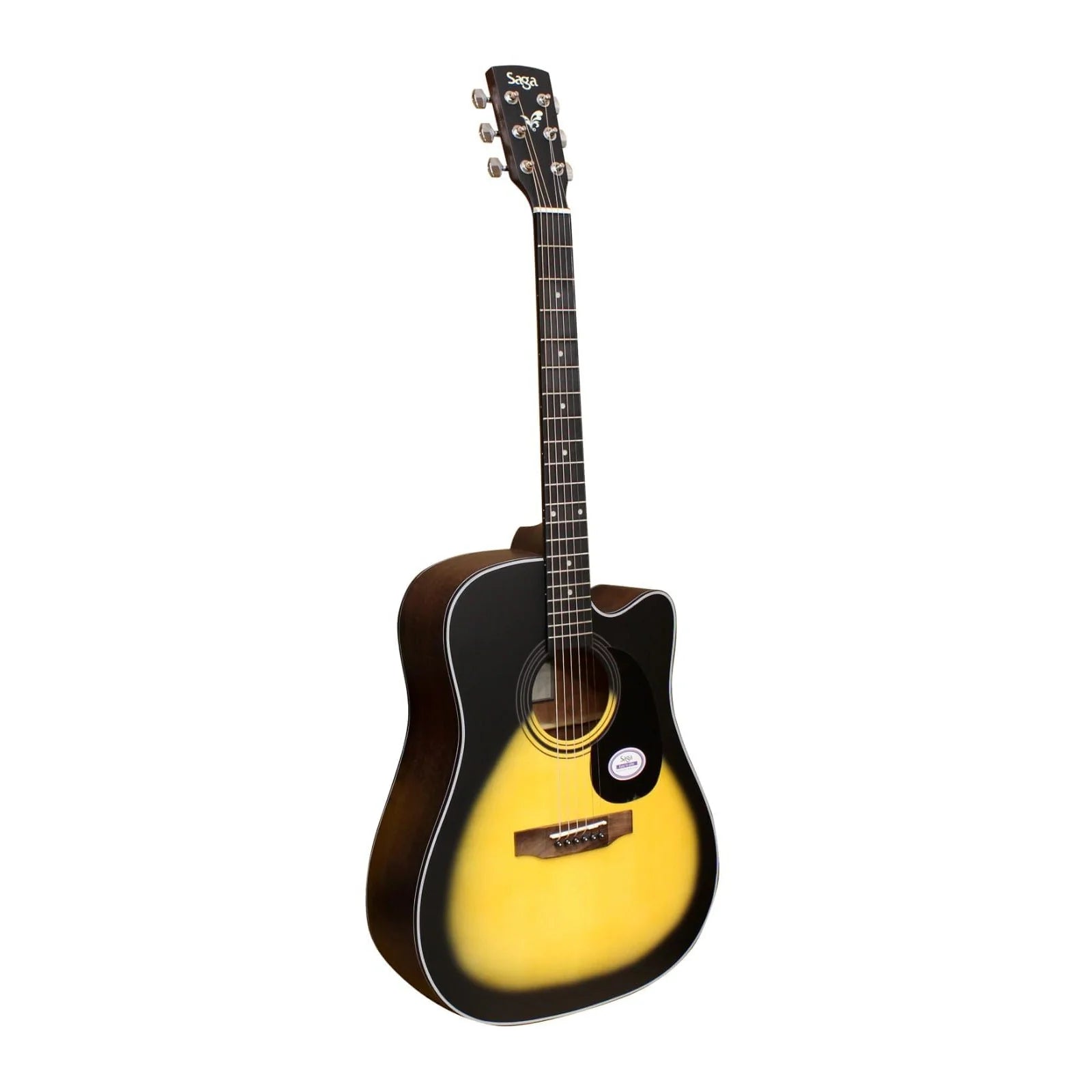 Đàn Guitar Saga SF600CE Acoustic, Sunburst w/Bag
