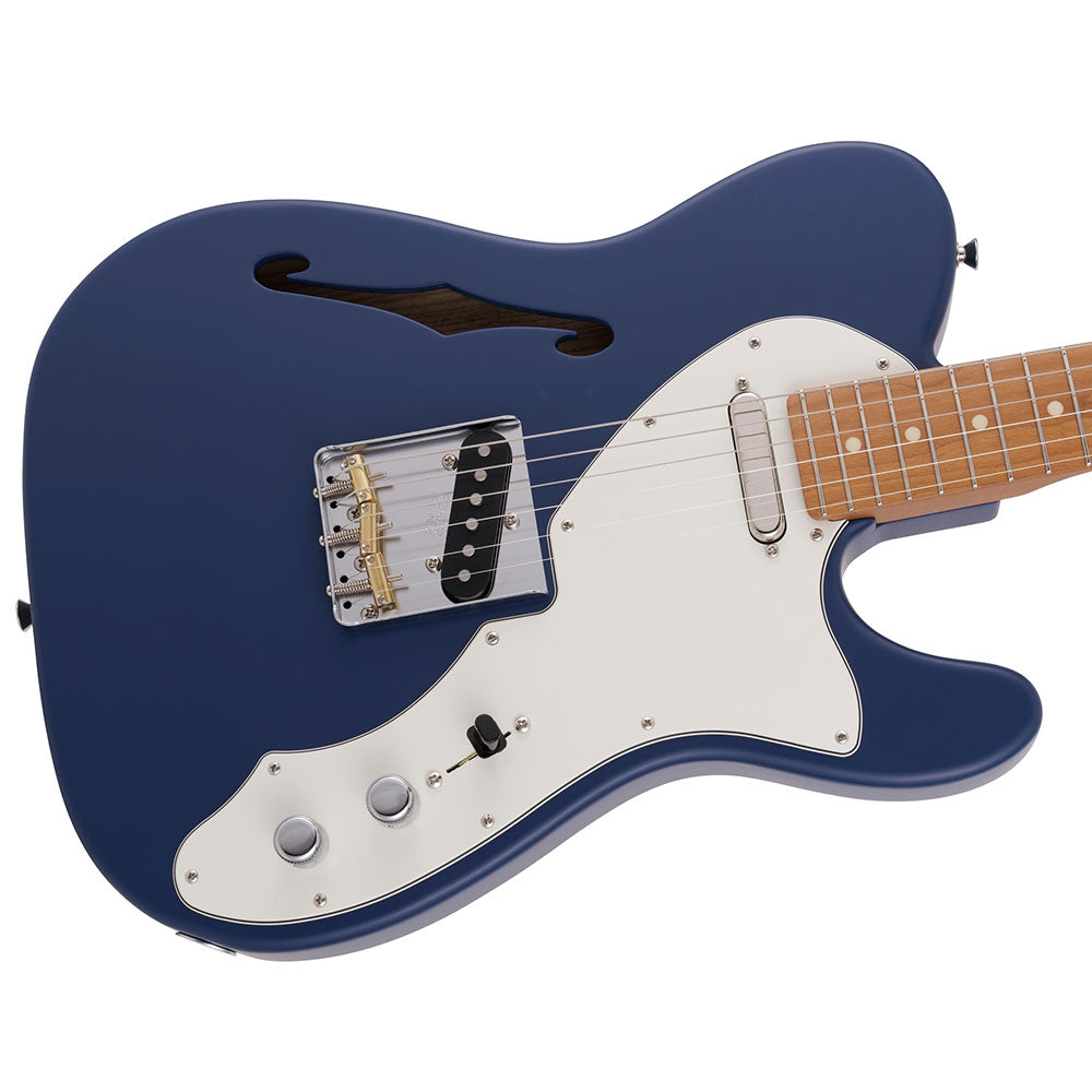 Đàn Guitar Điện Fender Made in Japan Hybrid II Telecaster Thinline Limited Run Satin Indigo