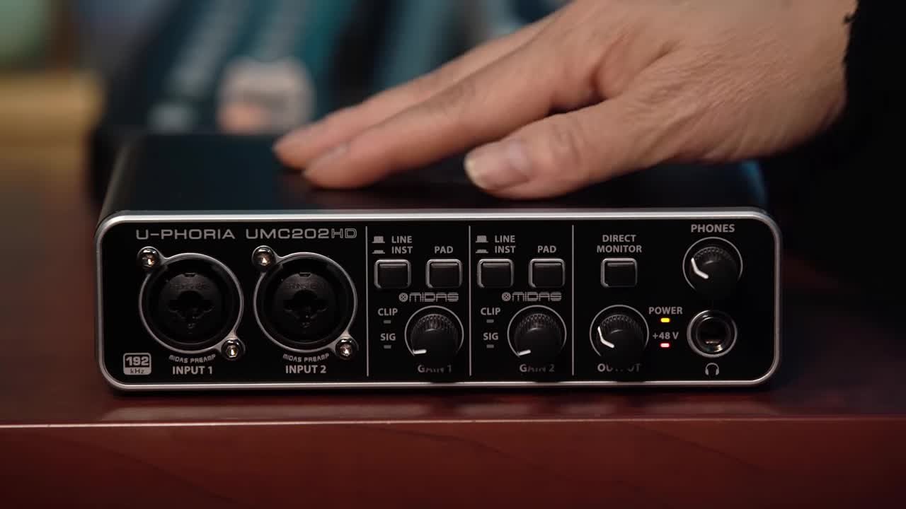 Audio Interface Behringer U PHORIA UMC202HD