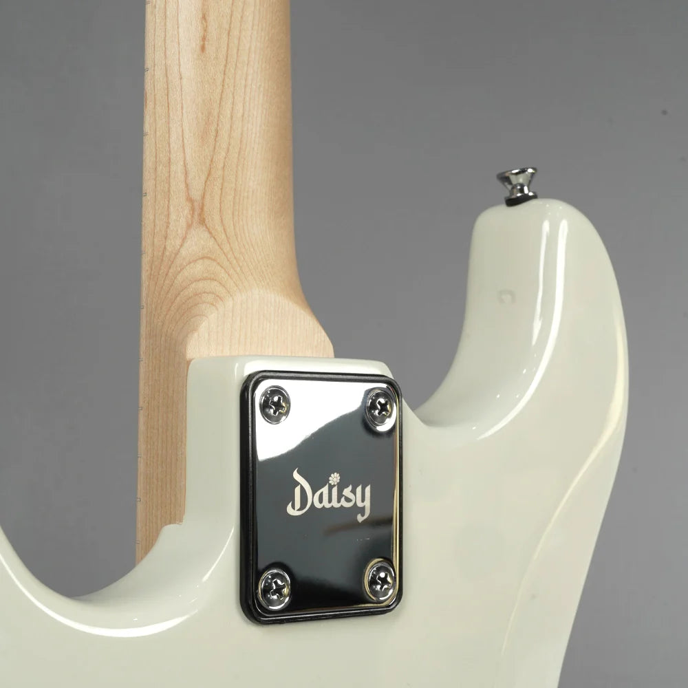 Đàn Guitar Điện Daisy Jeni E200 HSS Electric Guitar, Maple Fingerboard, White