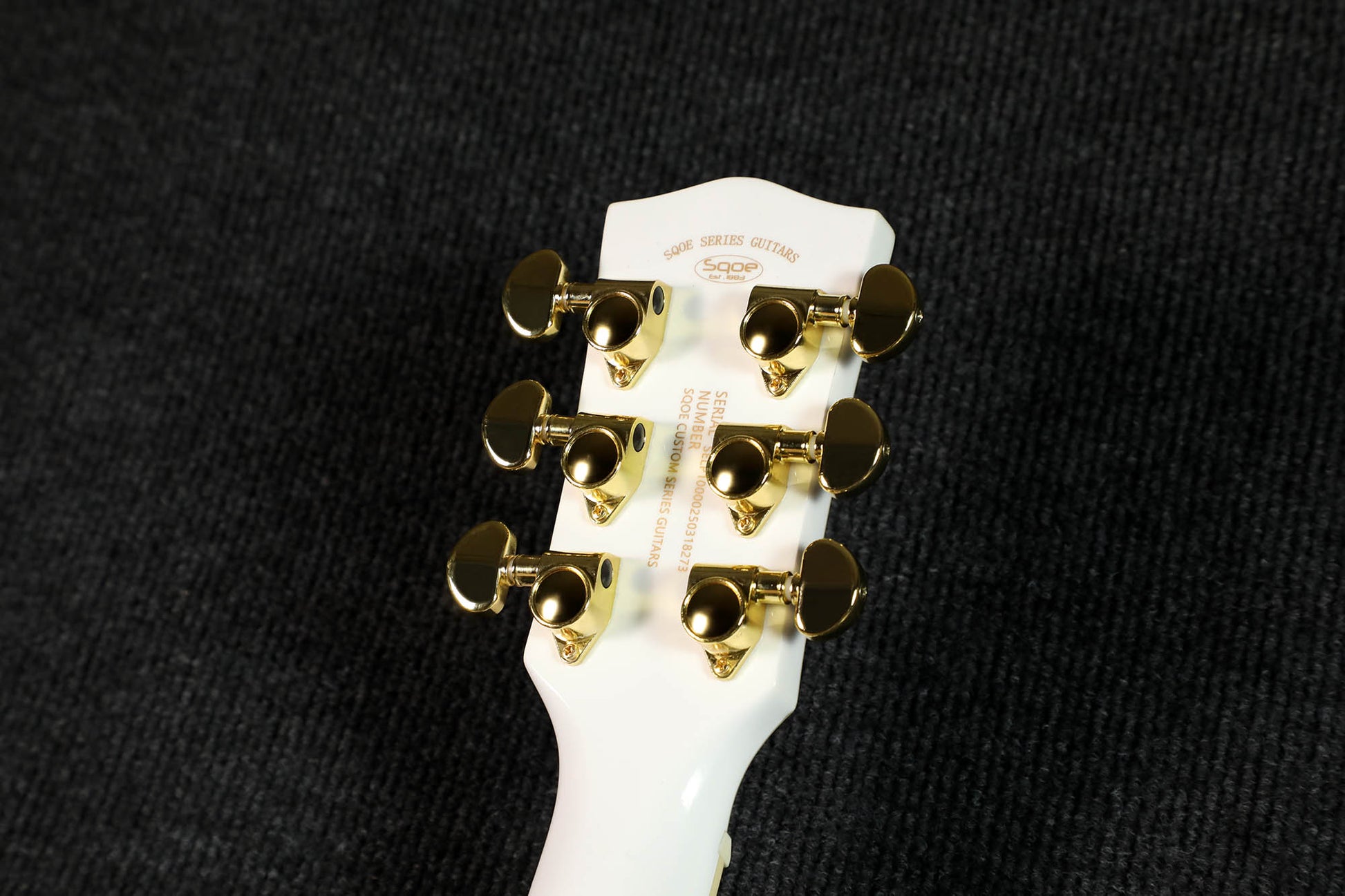 Đàn Guitar Điện Sqoe SELP300 HH Electric Guitar w/Case, White