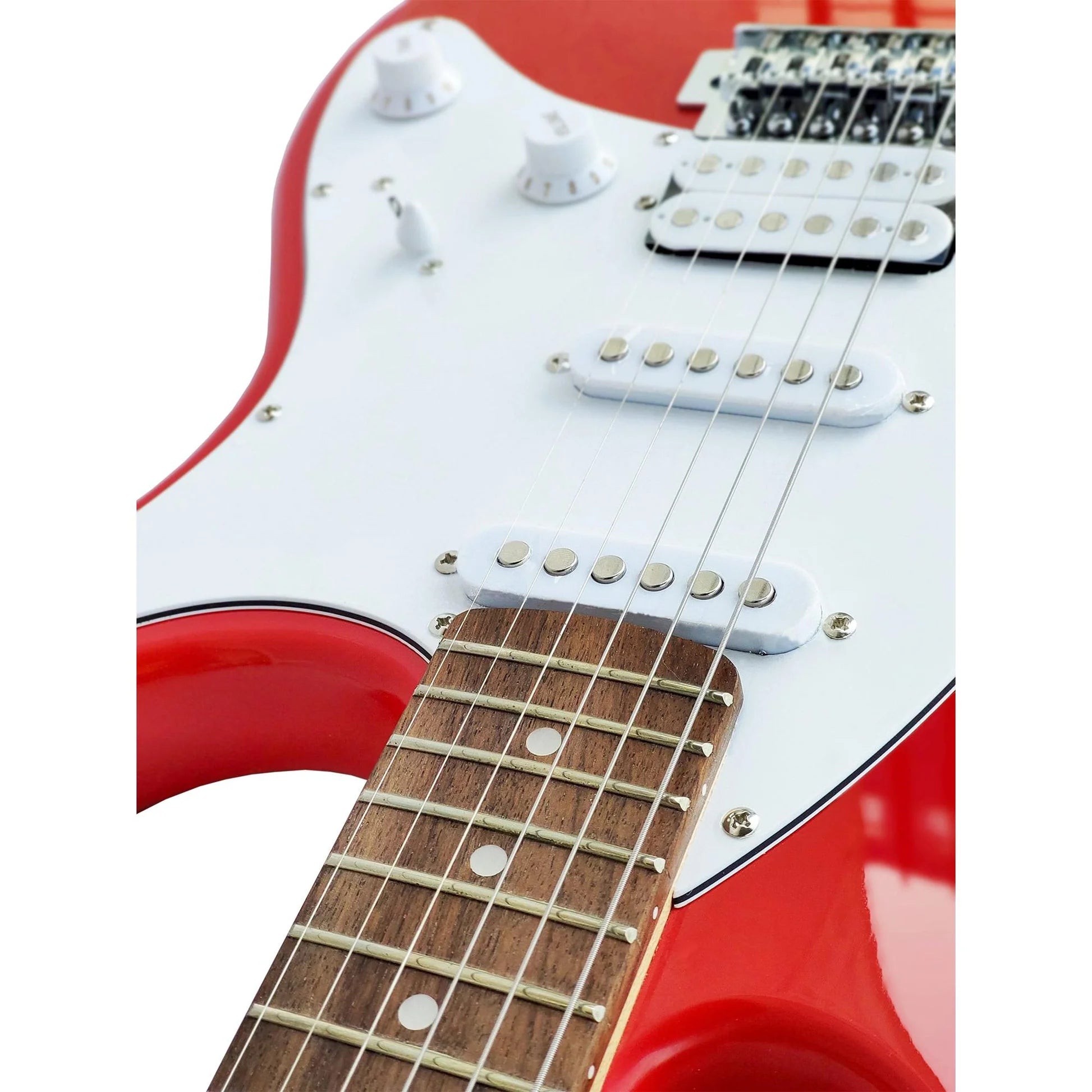 Đàn Guitar Điện Peavey Raptor Plus HSS Electric Guitar, Rosewood Fingerboard, Red