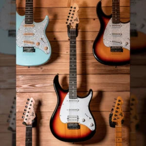 Đàn Guitar Điện Peavey Raptor Plus HSS Electric Guitar, Rosewood Fingerboard, Sunburst