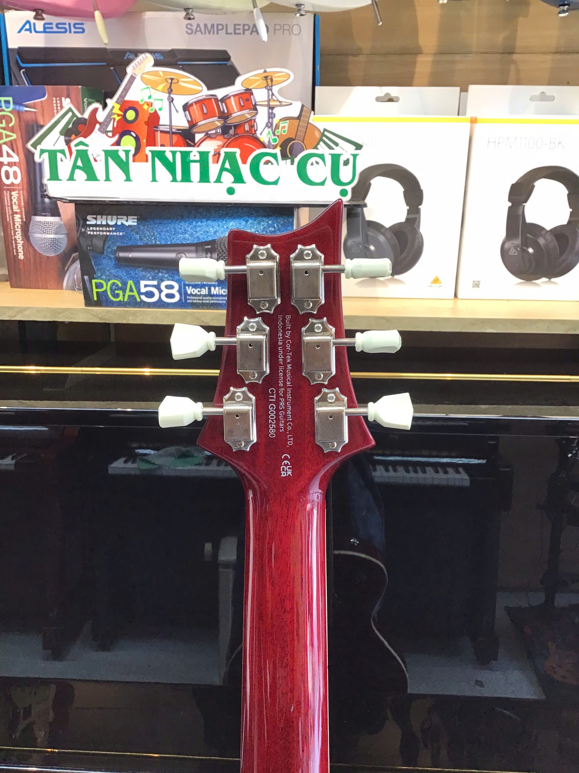 Đàn Guitar Điện PRS SE Singlecut McCarty 594 Standard Electric Guitar, Vintage Cherry