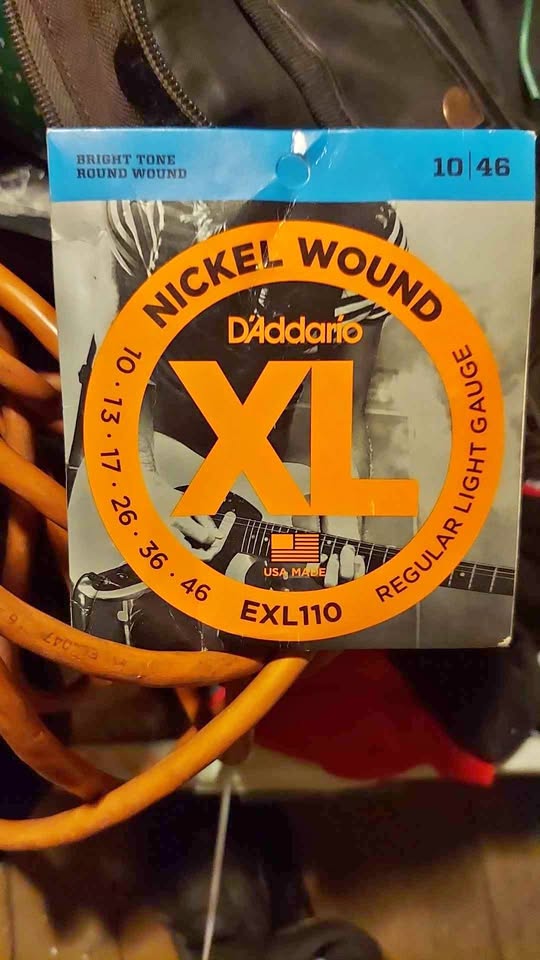 Dây Đàn Guitar Điện D'Addario EXL110 10-46 XL Nickel Wound