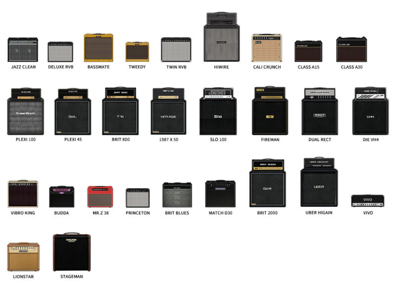 Pedal Guitar Nux Amp Academy Stomp