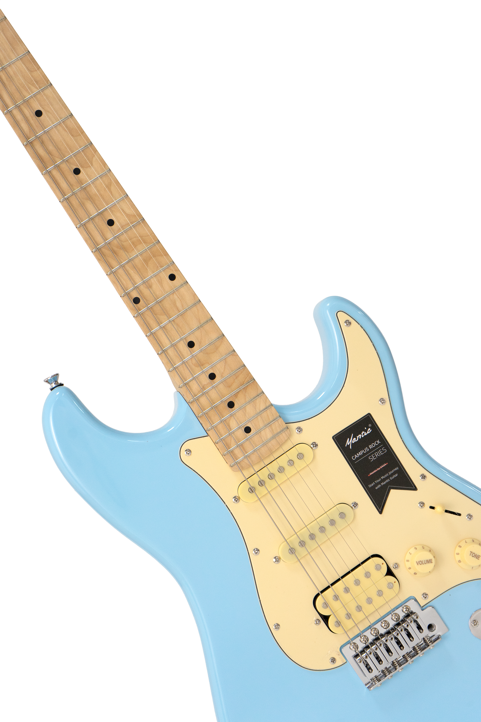 Đàn Guitar Điện Mantic MST100, HBL Blue