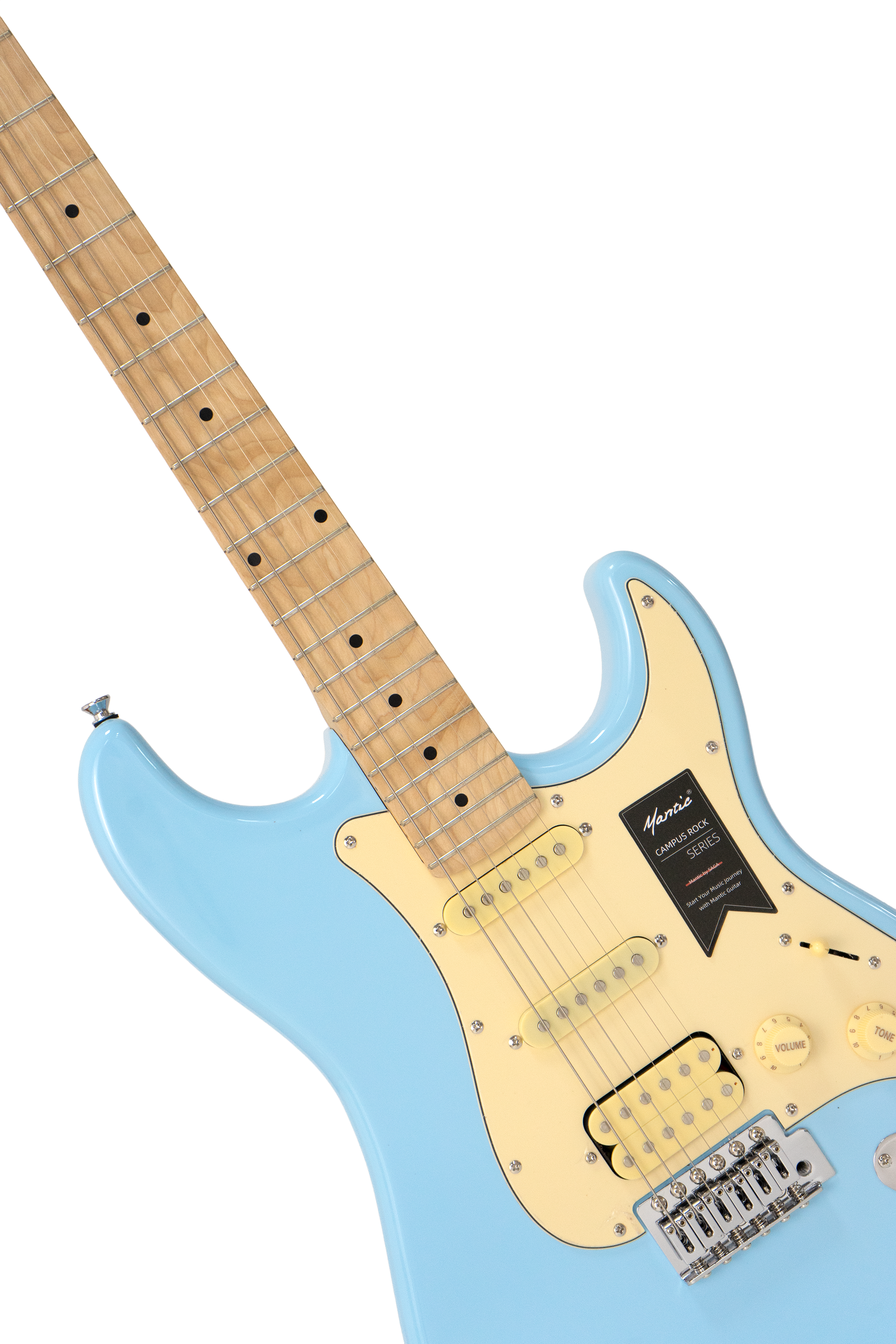 Đàn Guitar Điện Mantic MST100, HBL Blue