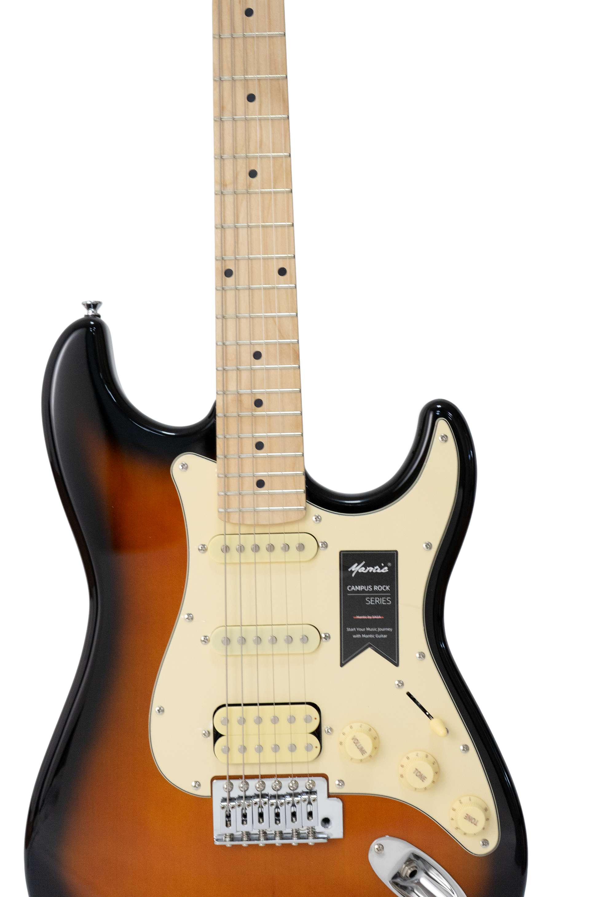 Đàn Guitar Điện Mantic MST100, HSB Sunburst