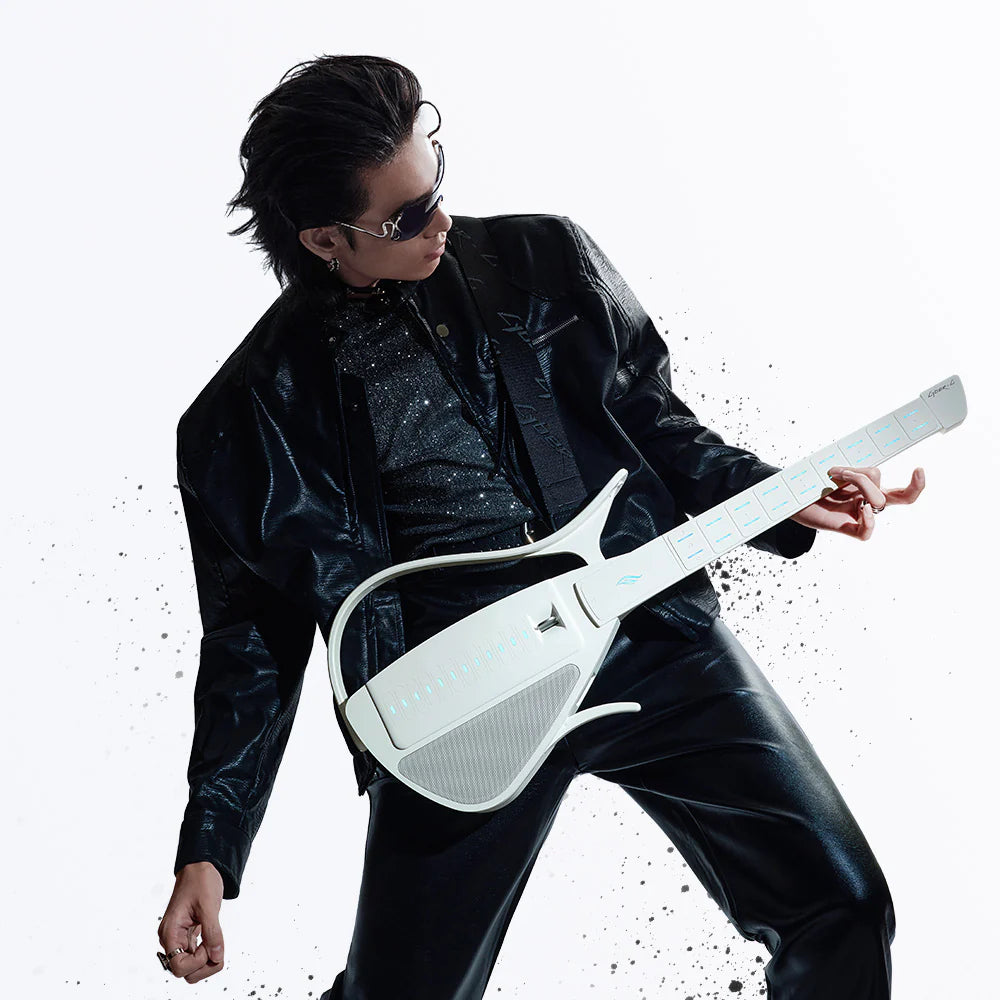 Đàn Guitar Enya Cyber G Stringless Pick Module, White