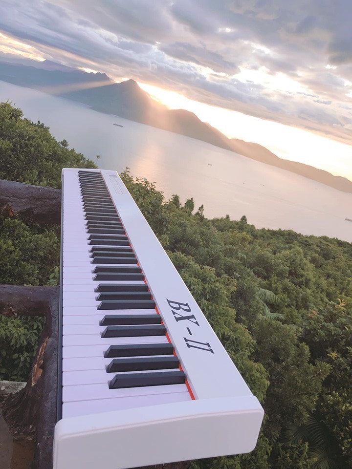 Đàn Piano Điện Bora BXII, White