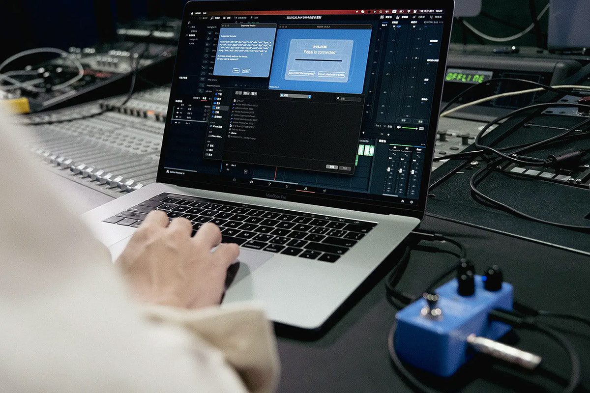 Pedal Guitar Nux HOOK Drum & Loop NDL3, Mini Looper with Phones Out