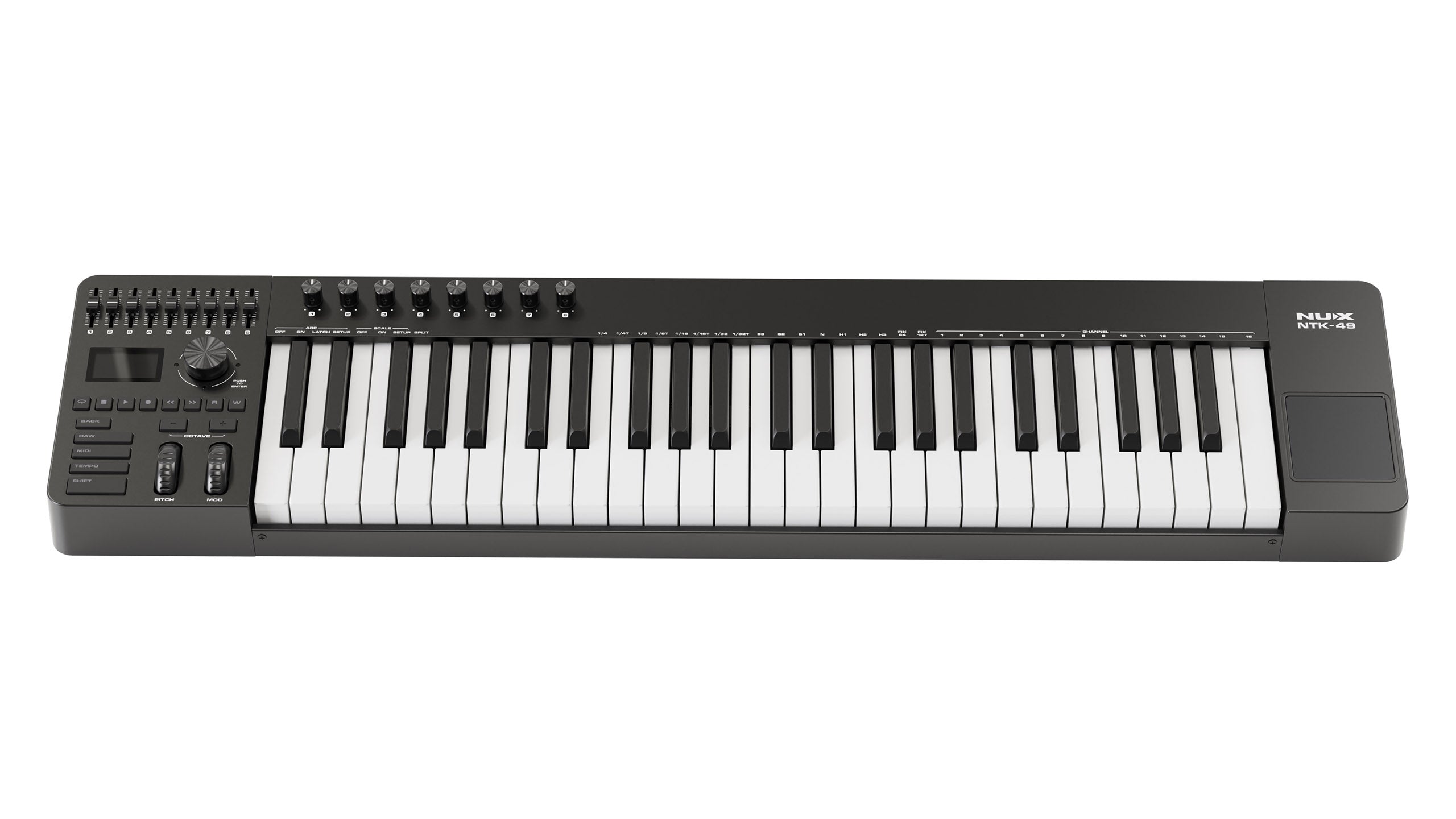MIDI Keyboard Controller Nux NTK49, Black