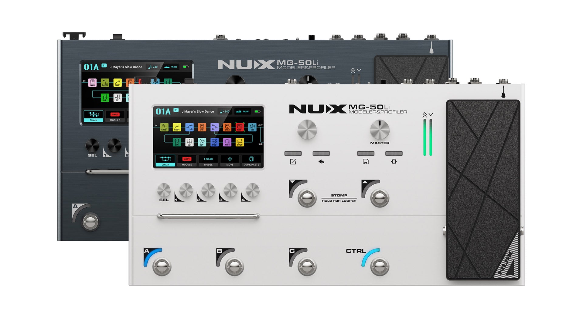 Pedal Guitar Multi Effects Nux MG50Li