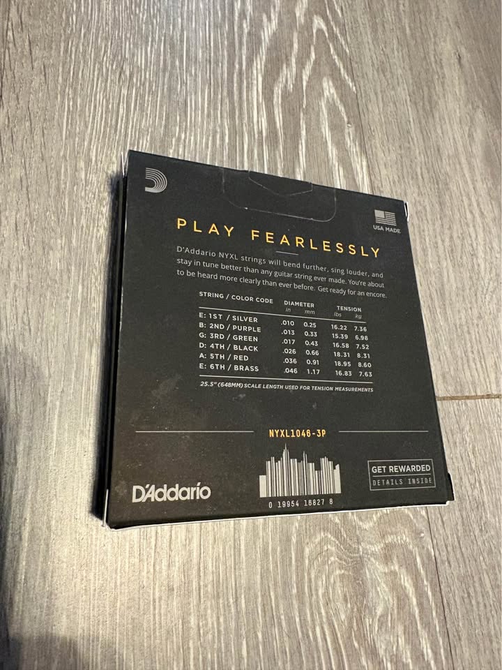 Dây Đàn Guitar Điện D'Addario NYXL1046 10-46