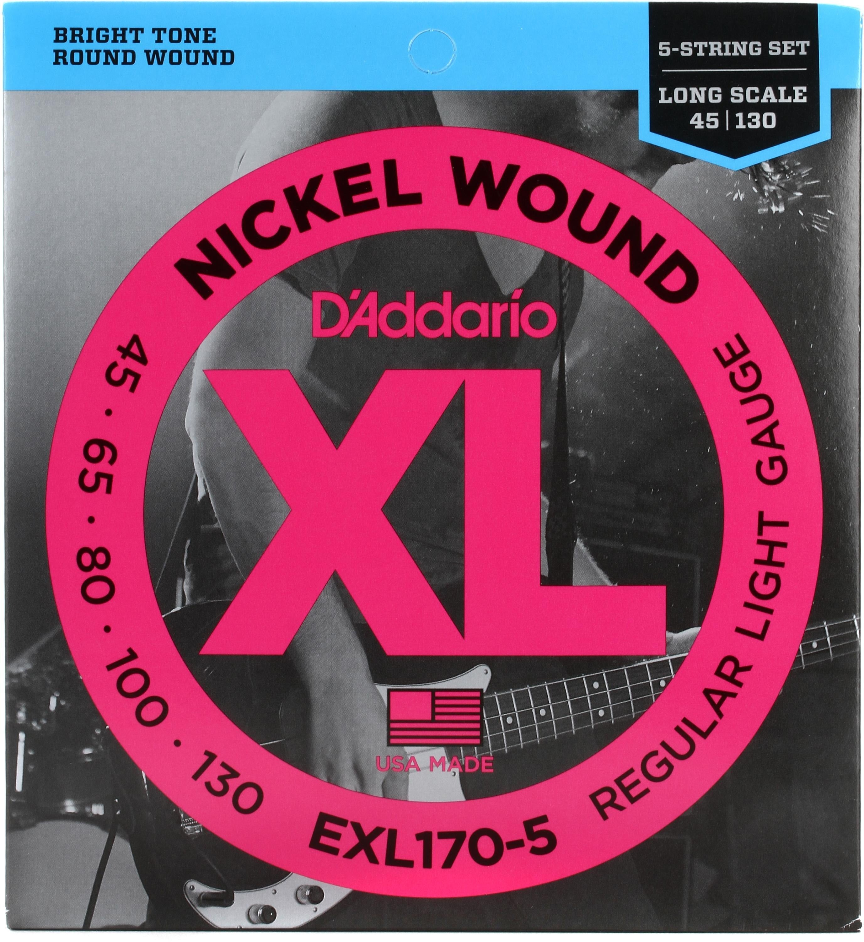 Dây Đàn Guitar Bass D'Addario XL Nickel