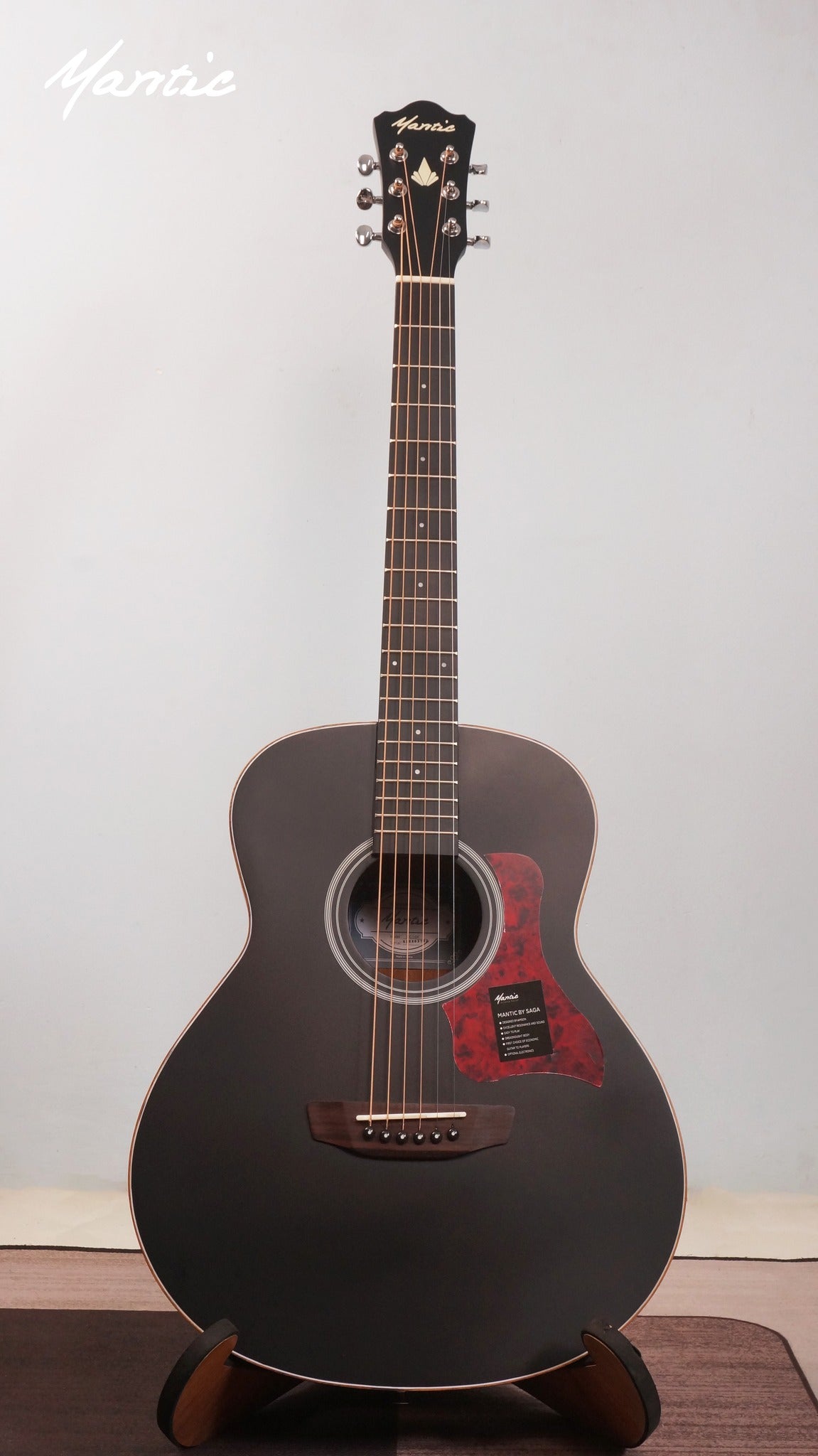 Đàn Guitar Acoustic Mantic BG1BK, Black
