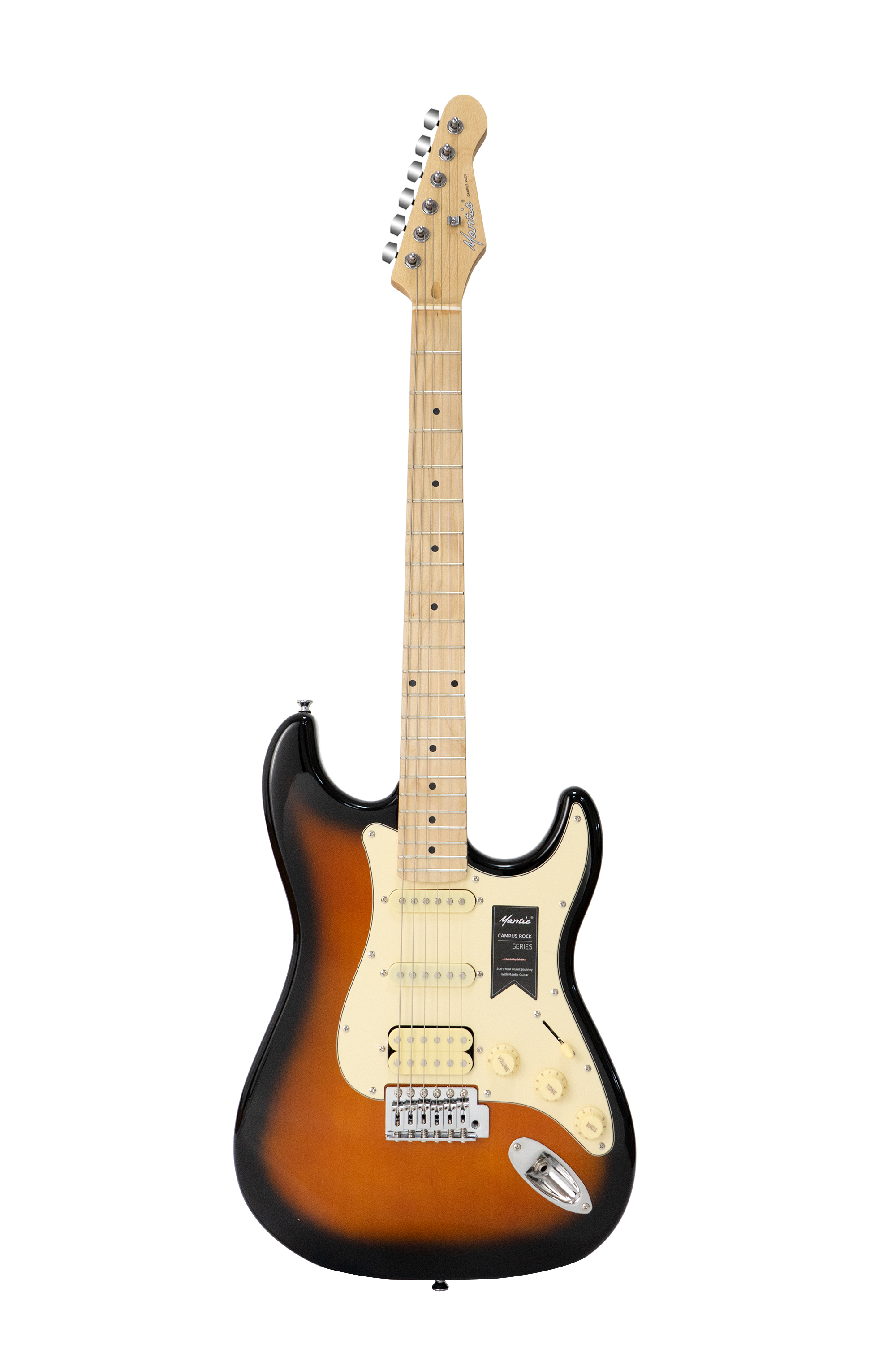 Đàn Guitar Điện Mantic MST100, HSB Sunburst