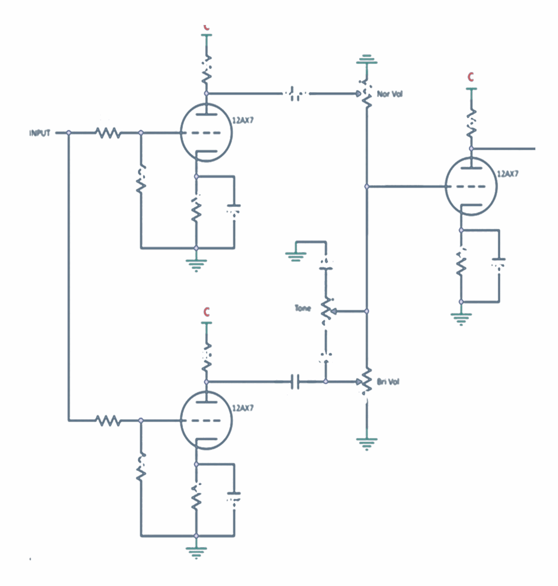 Pedal Guitar Nux MG300 MKII