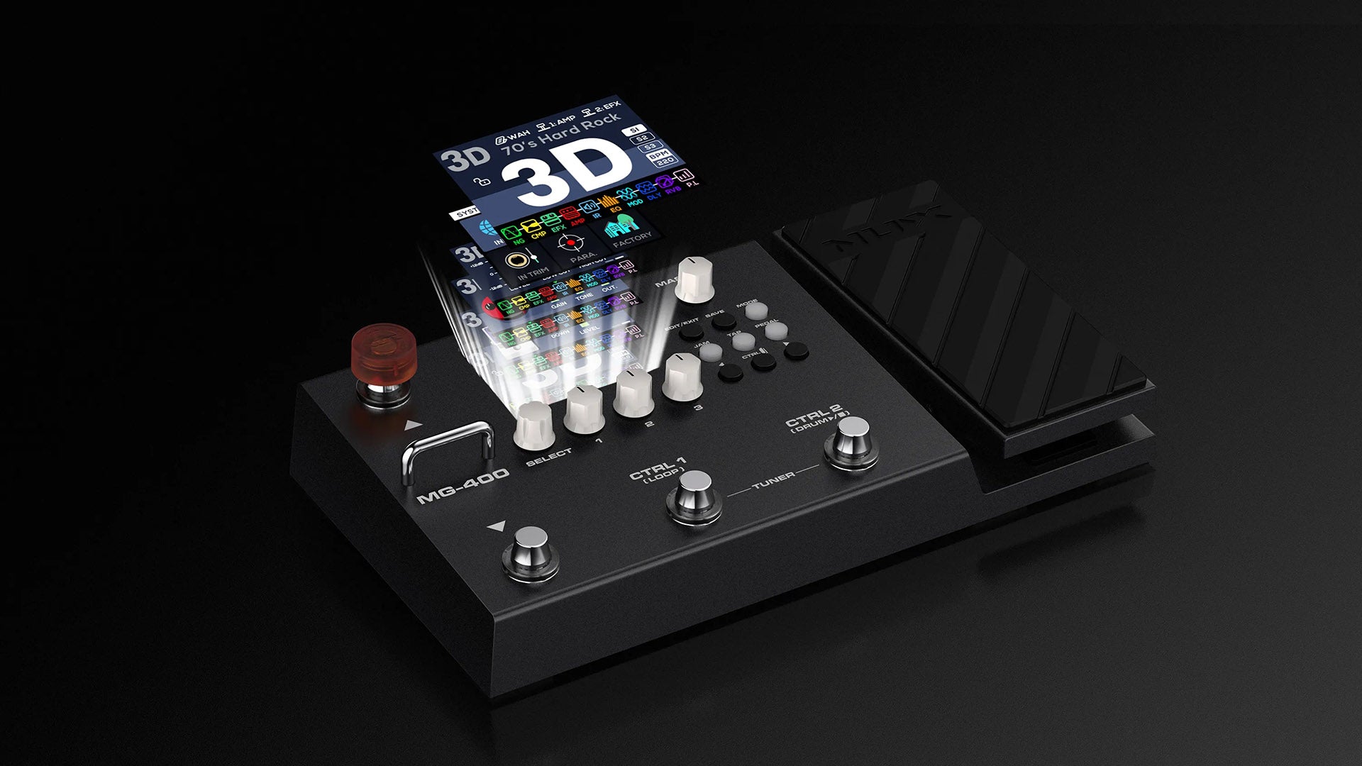 Pedal Guitar Nux MG400