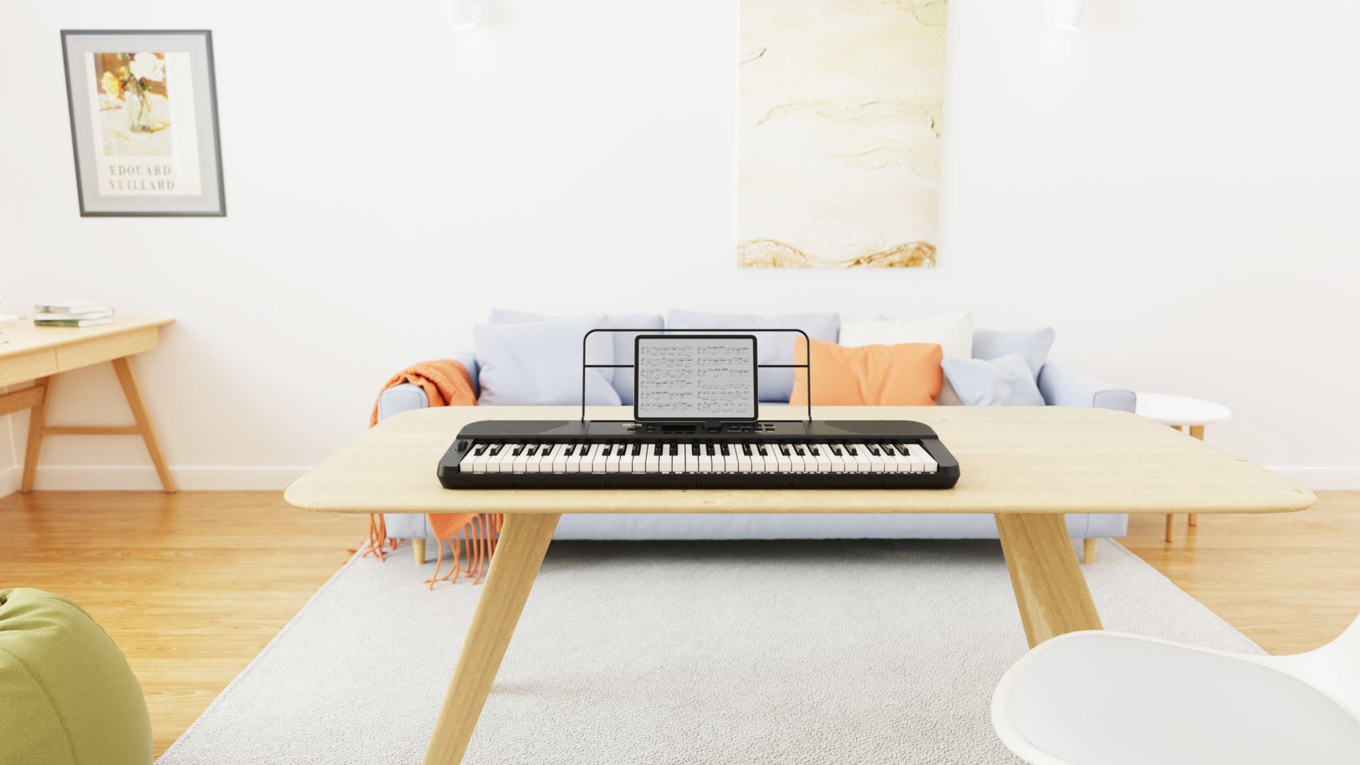 Đàn Organ Nux NEK100, Black