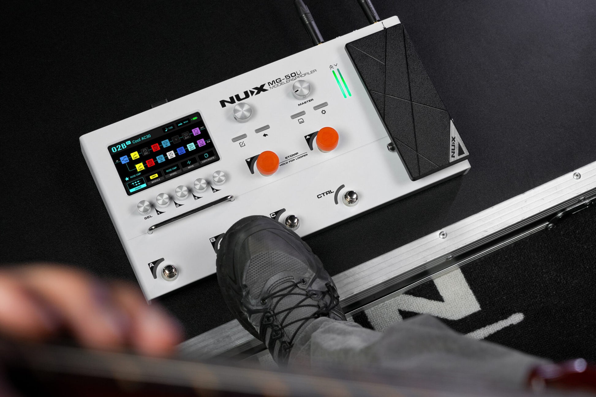 Pedal Guitar Multi Effects Nux MG50Li