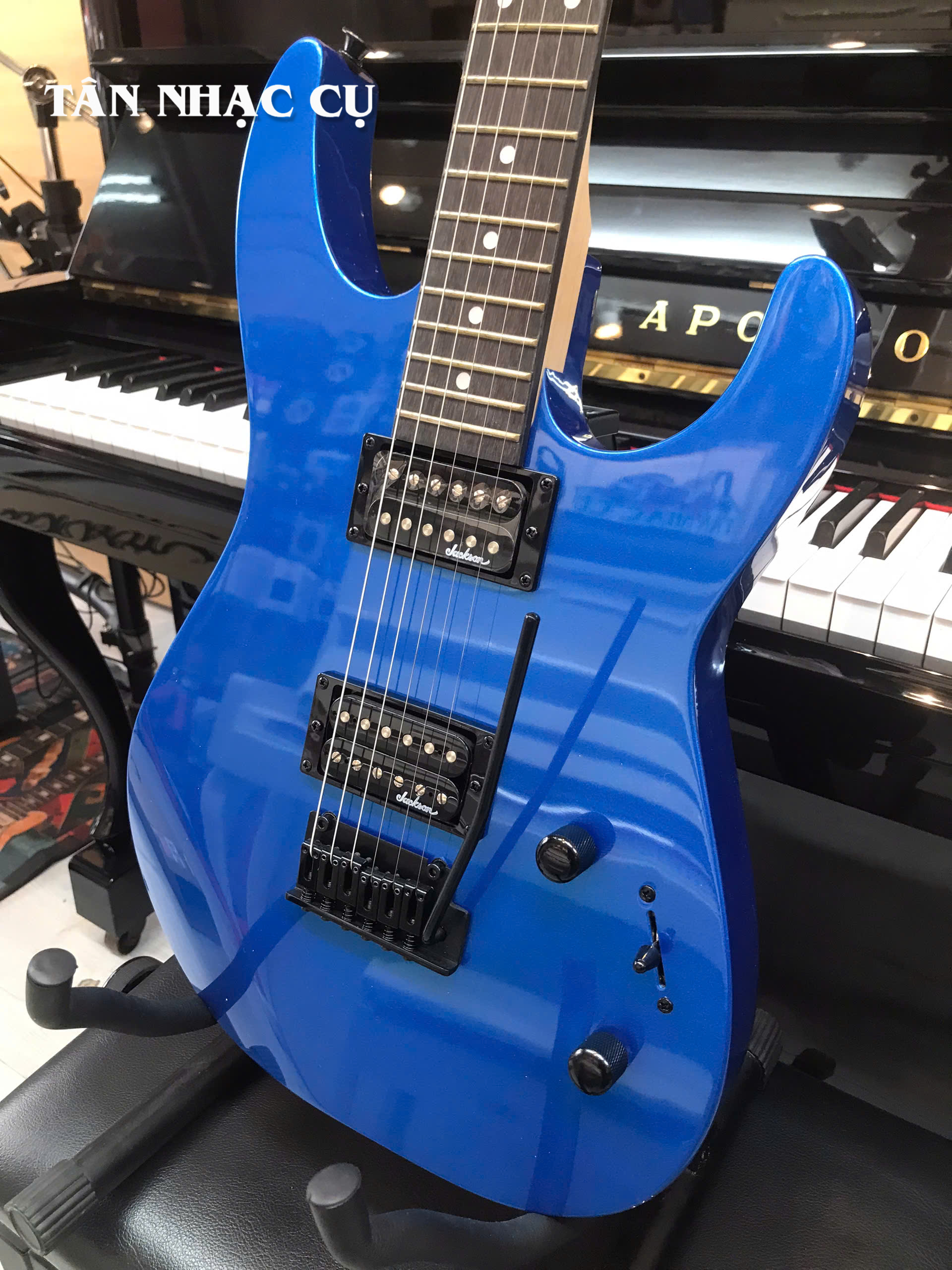 Đàn Guitar Điện Jackson Dinky JS11 HH Electric Guitar, Amaranth Fingerboard, Metallic Blue #2910121527