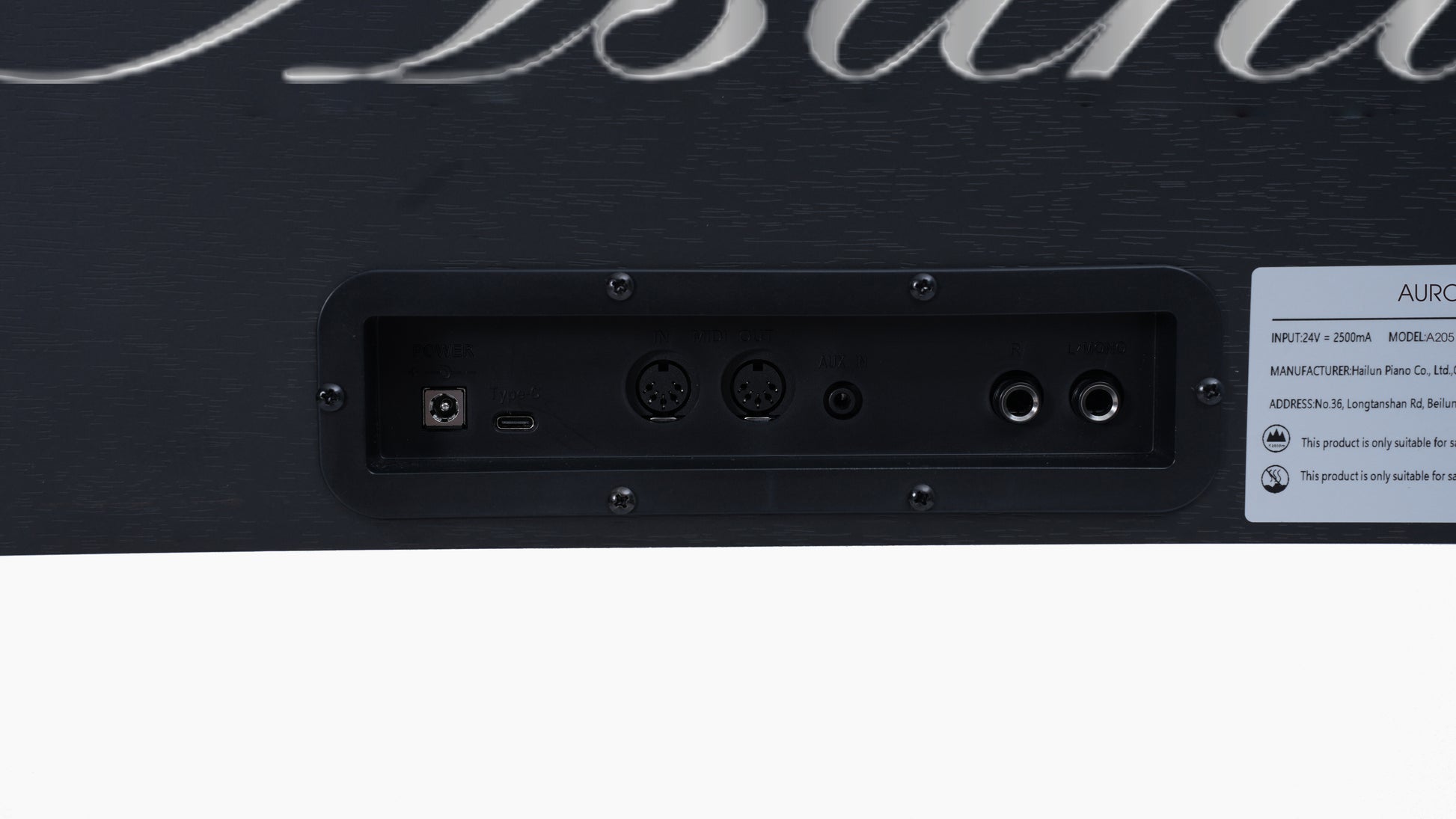 Đàn Piano Điện Asahi Aurora Series A205, Black