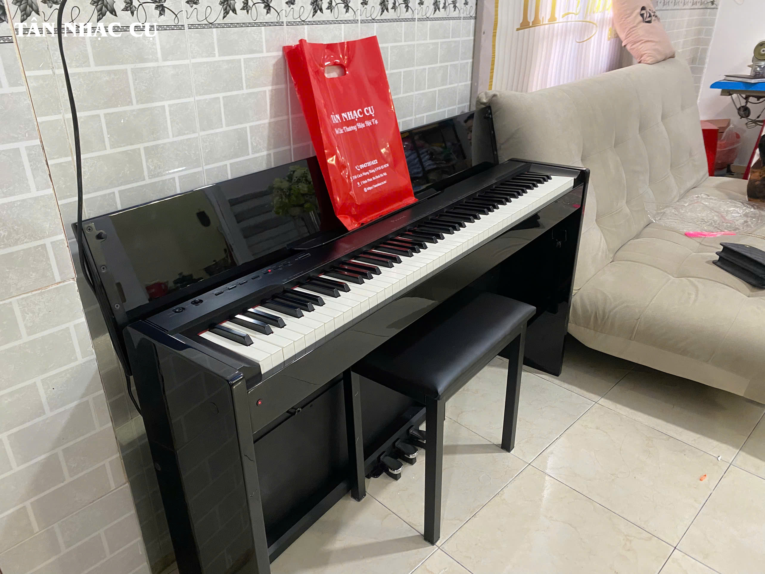 Đàn Piano Điện Casio PX830PE (Đen Bóng)