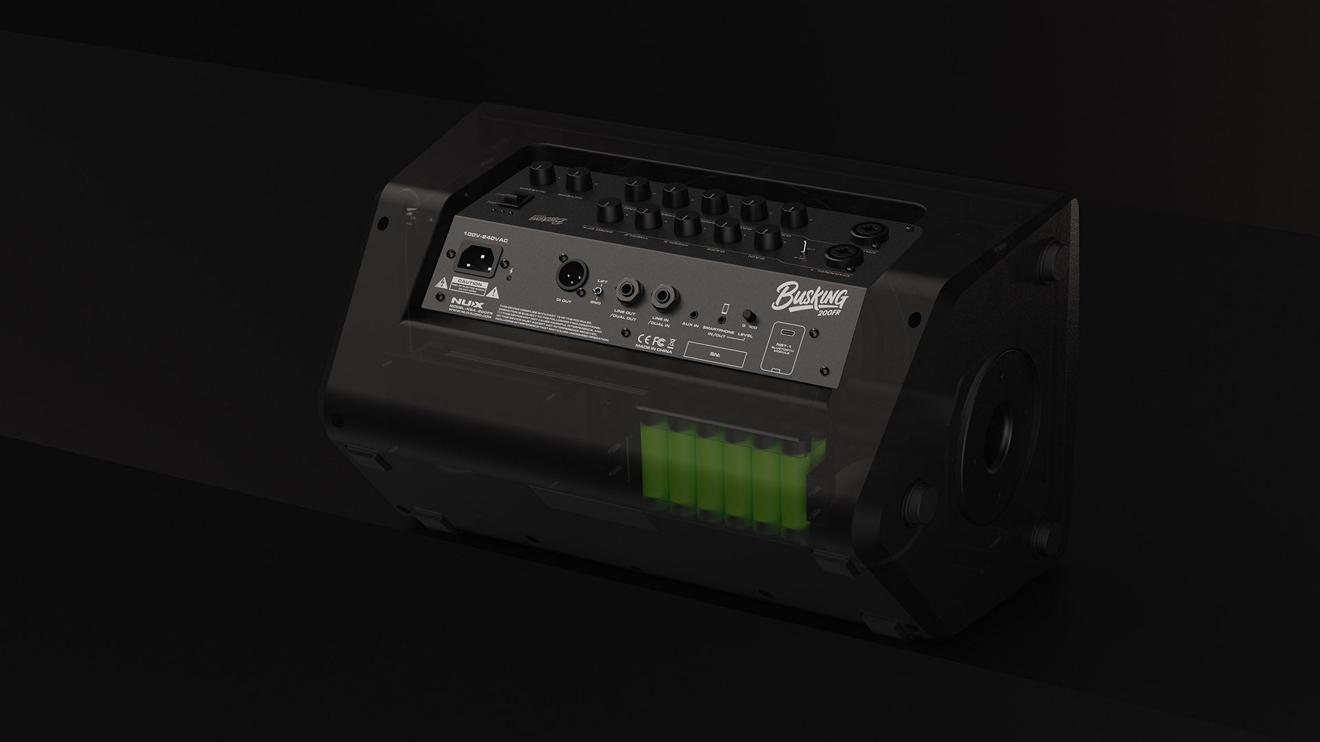 Amplifier Đa Năng Nux Busking 200FR, Combo 200W