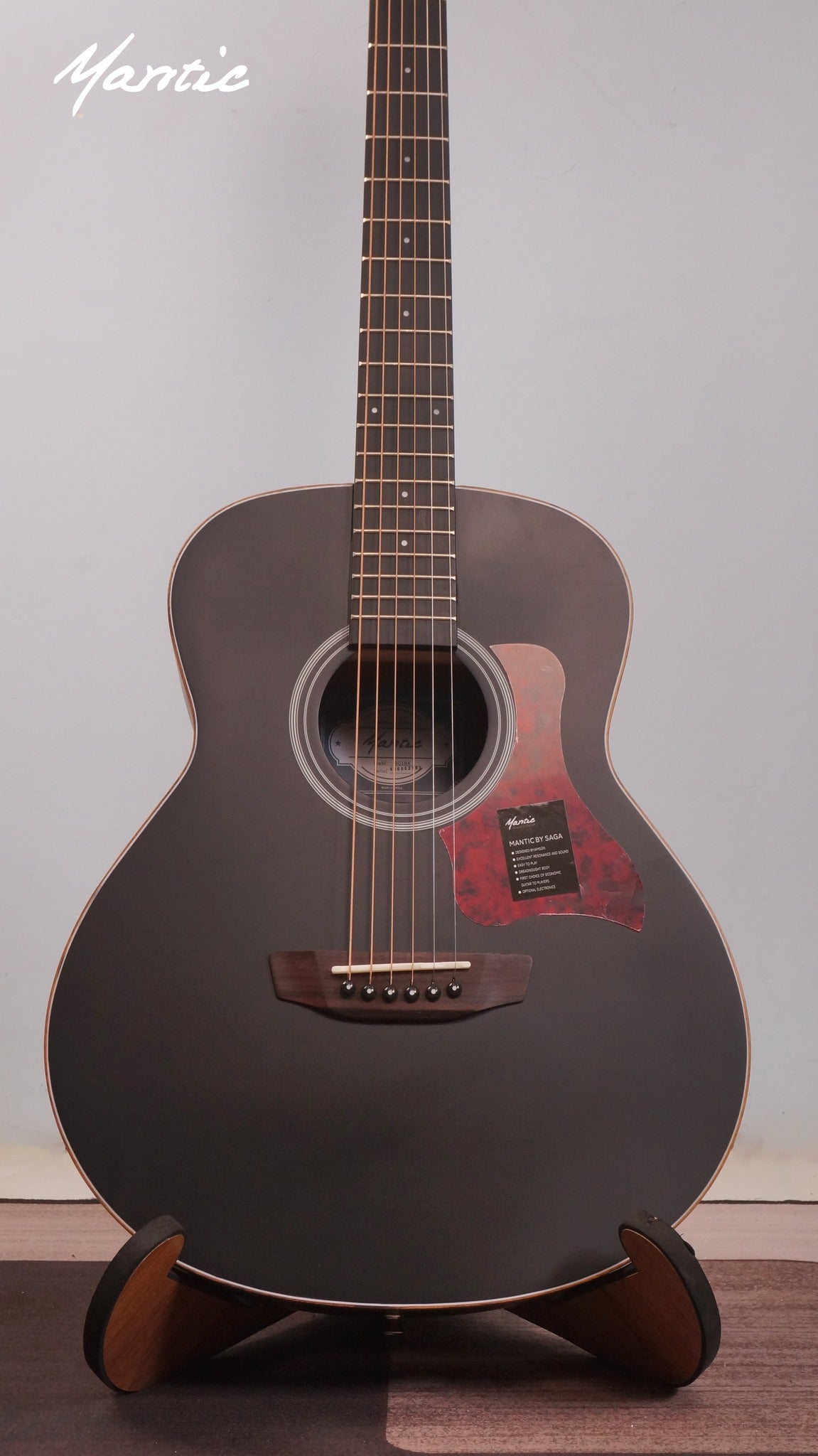 Đàn Guitar Acoustic Mantic BG1BK, Black