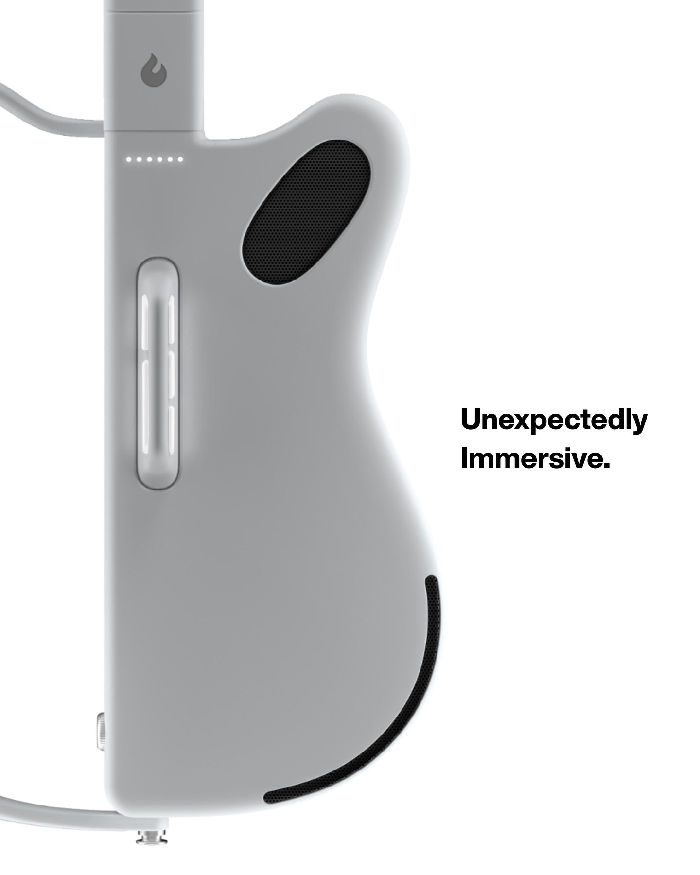 Đàn Guitar Silent Lava Genie Stringless Smart Guitar, White