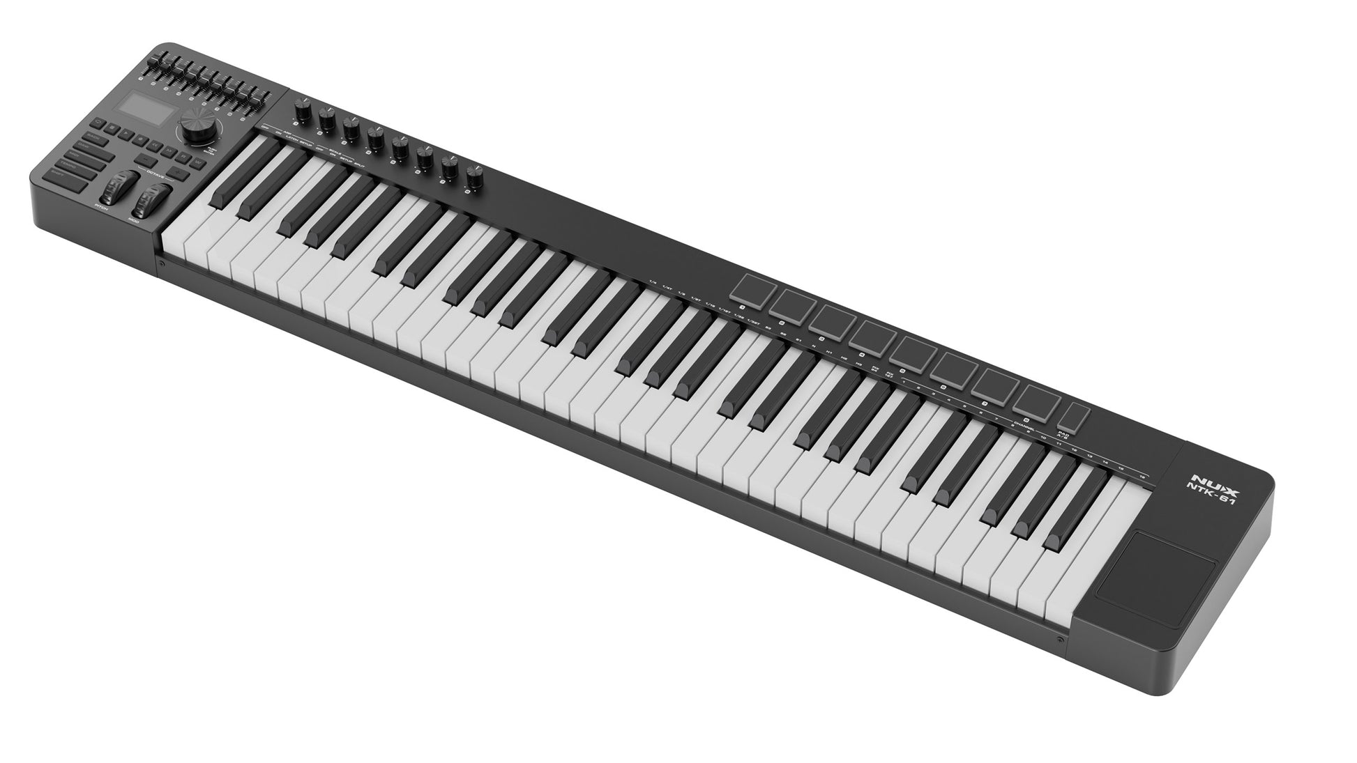 MIDI Keyboard Controller Nux NTK61, Black
